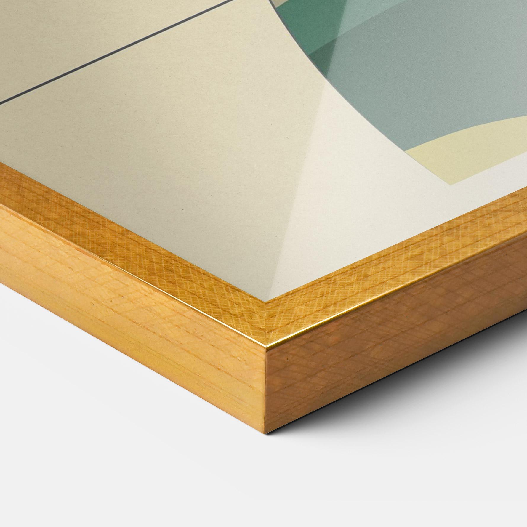 Plakat w Ramie Green Nature Woman mockup 3