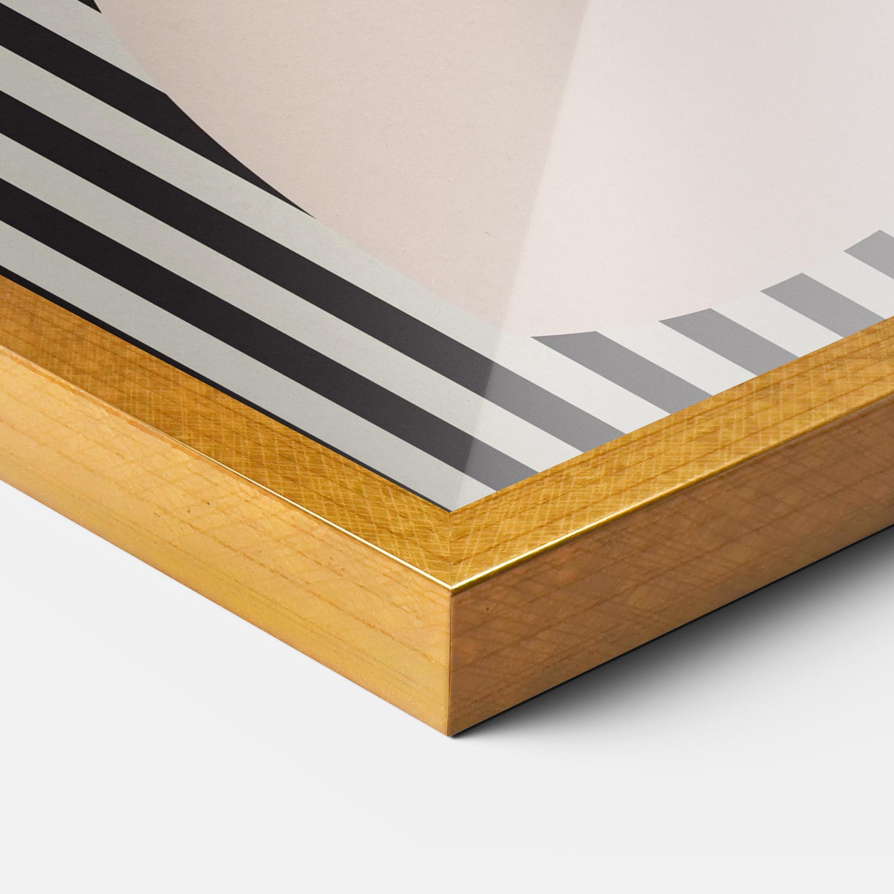 Plakat w Ramie Woman Orange Lips mockup 3