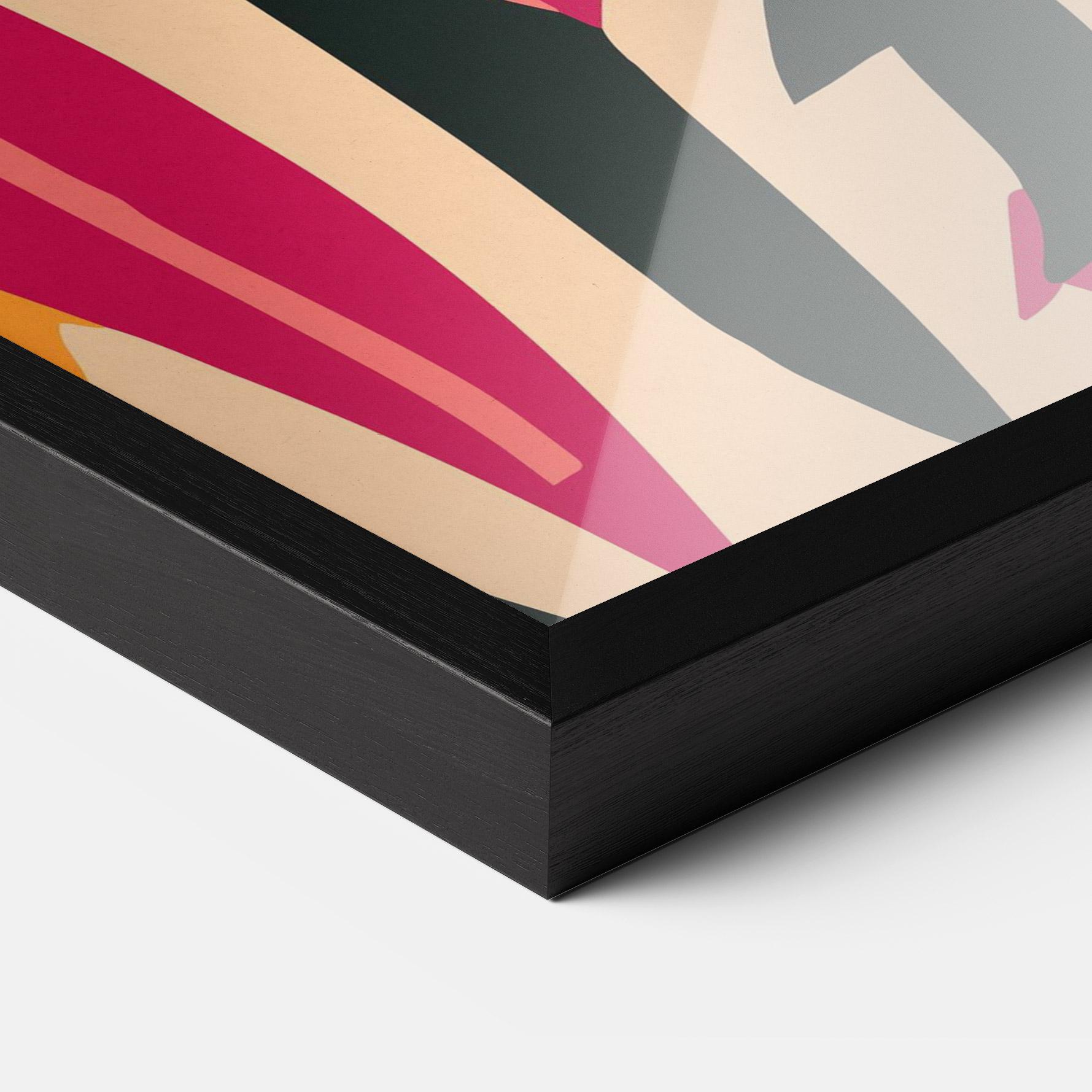 Plakat w Ramie Crowd Face mockup 3