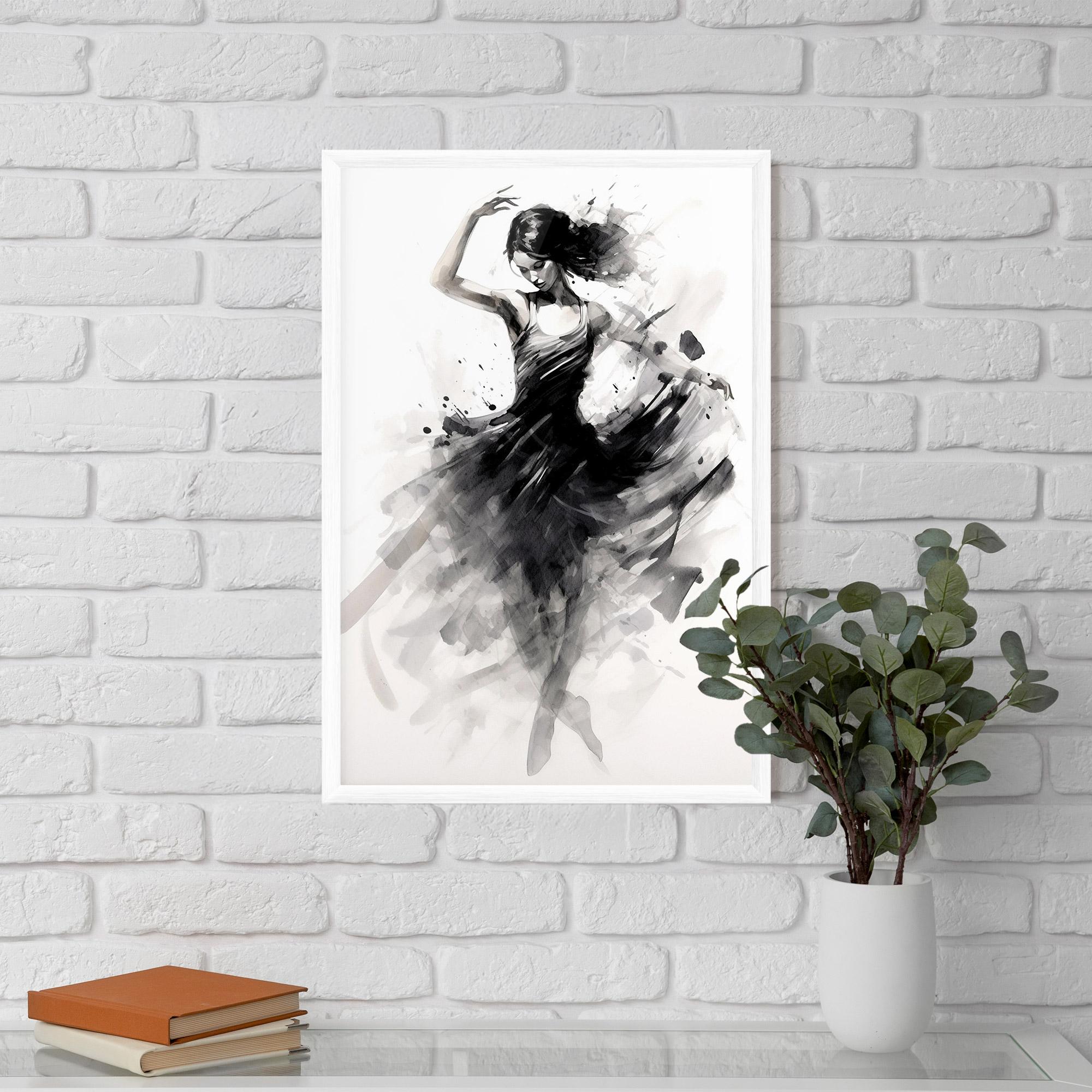 Plakat w Ramie Dancing Woman mockup 5