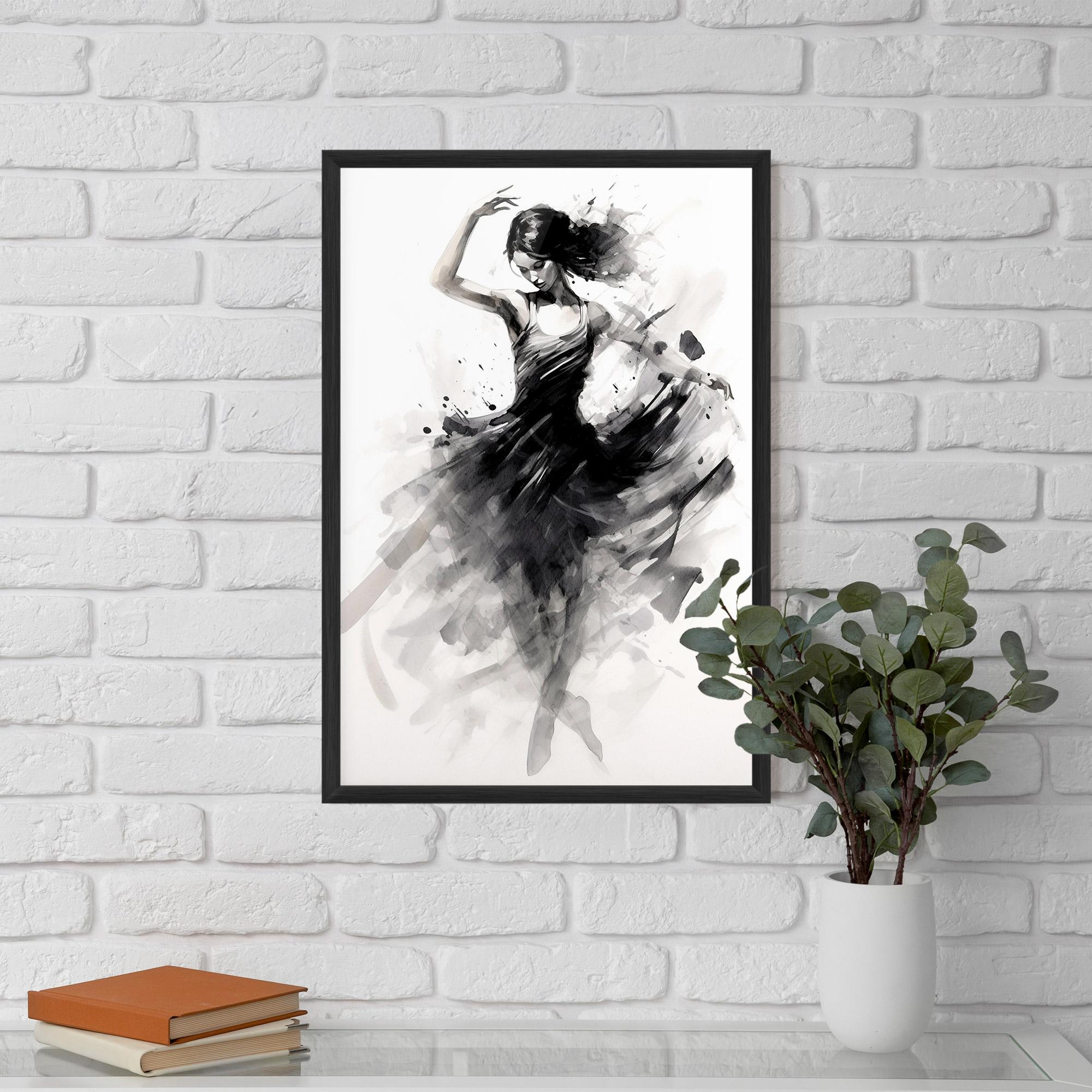 Plakat w Ramie Dancing Woman mockup 5