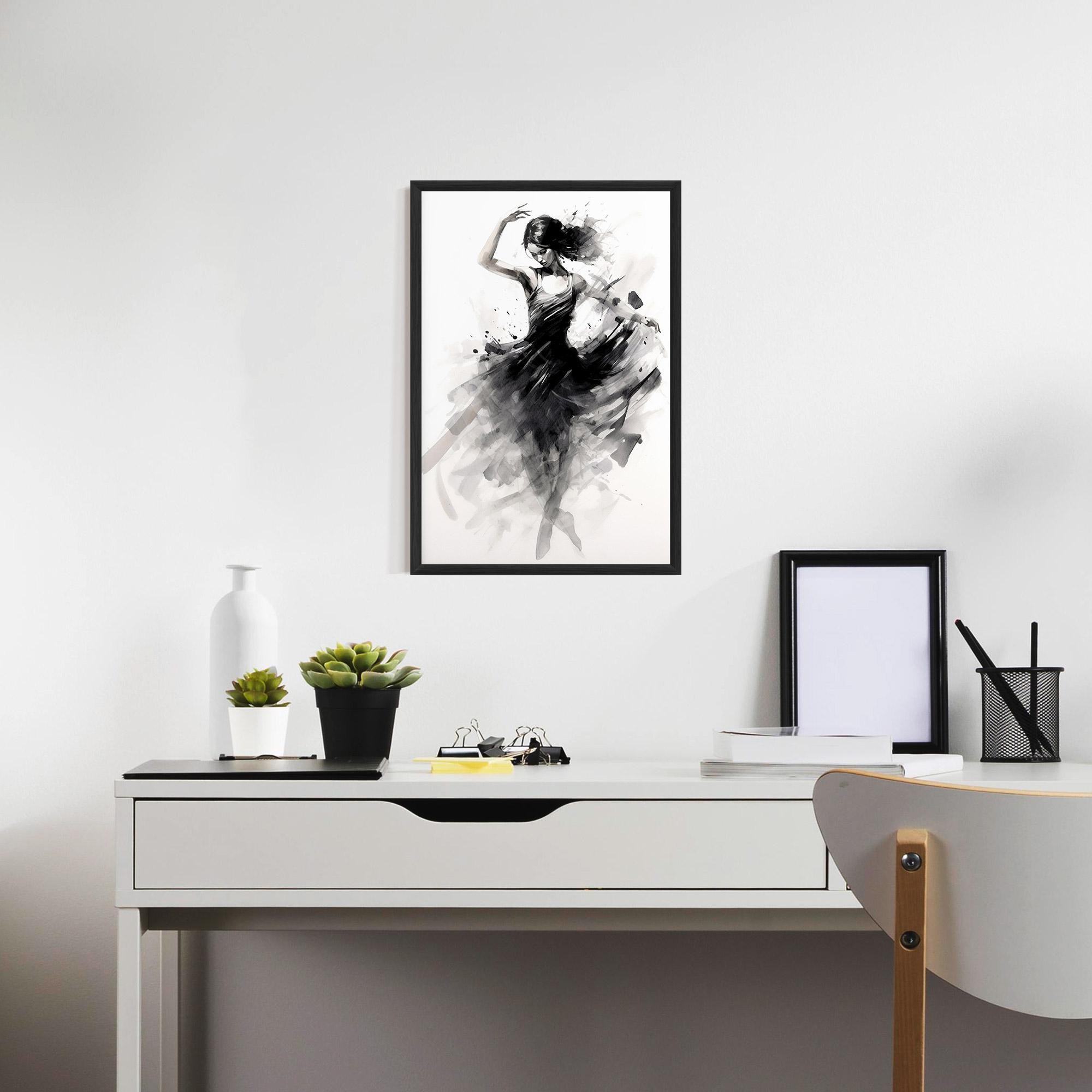 Plakat w Ramie Dancing Woman mockup 7