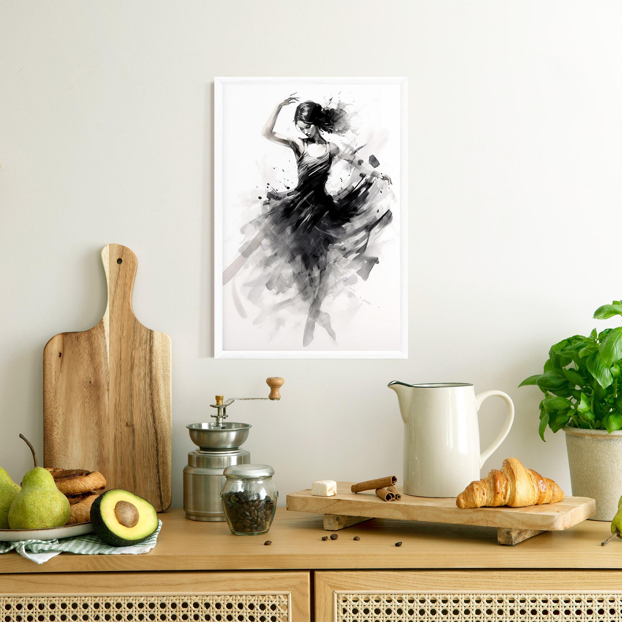 Plakat w Ramie Dancing Woman mockup 8