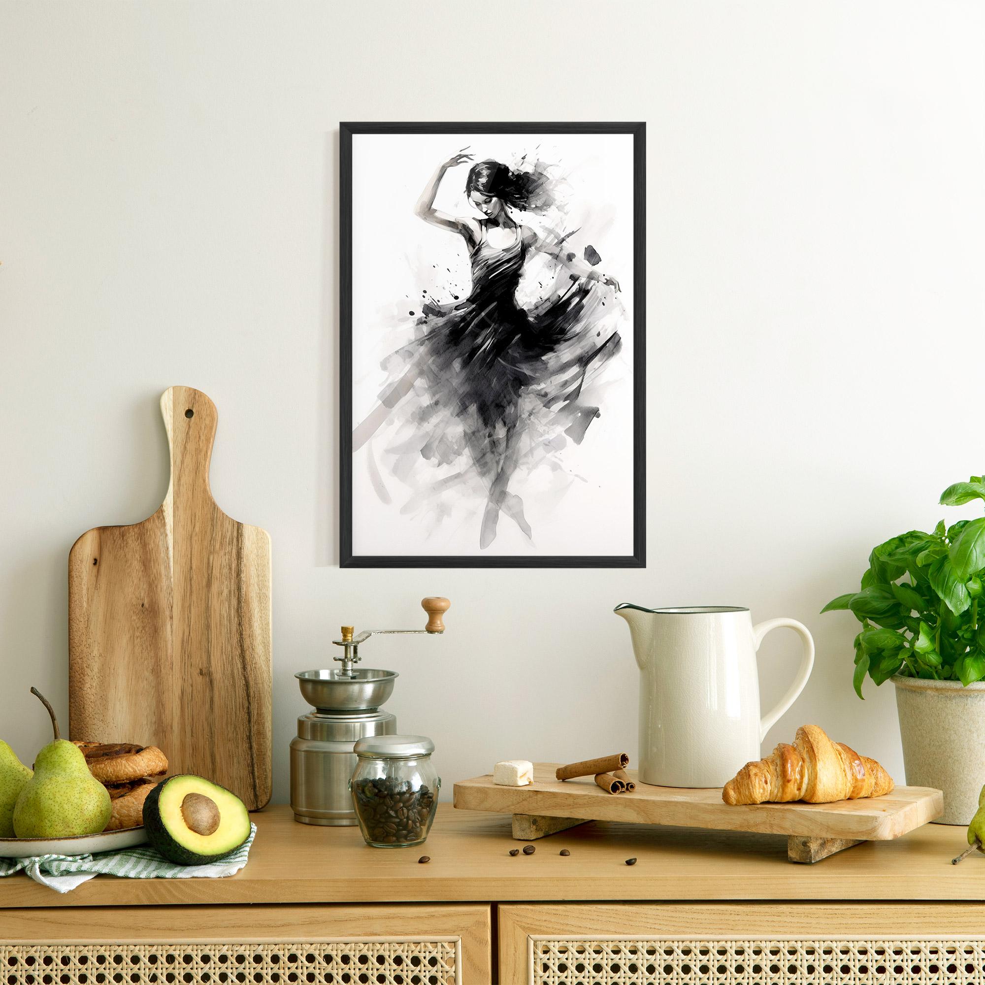 Plakat w Ramie Dancing Woman mockup 8