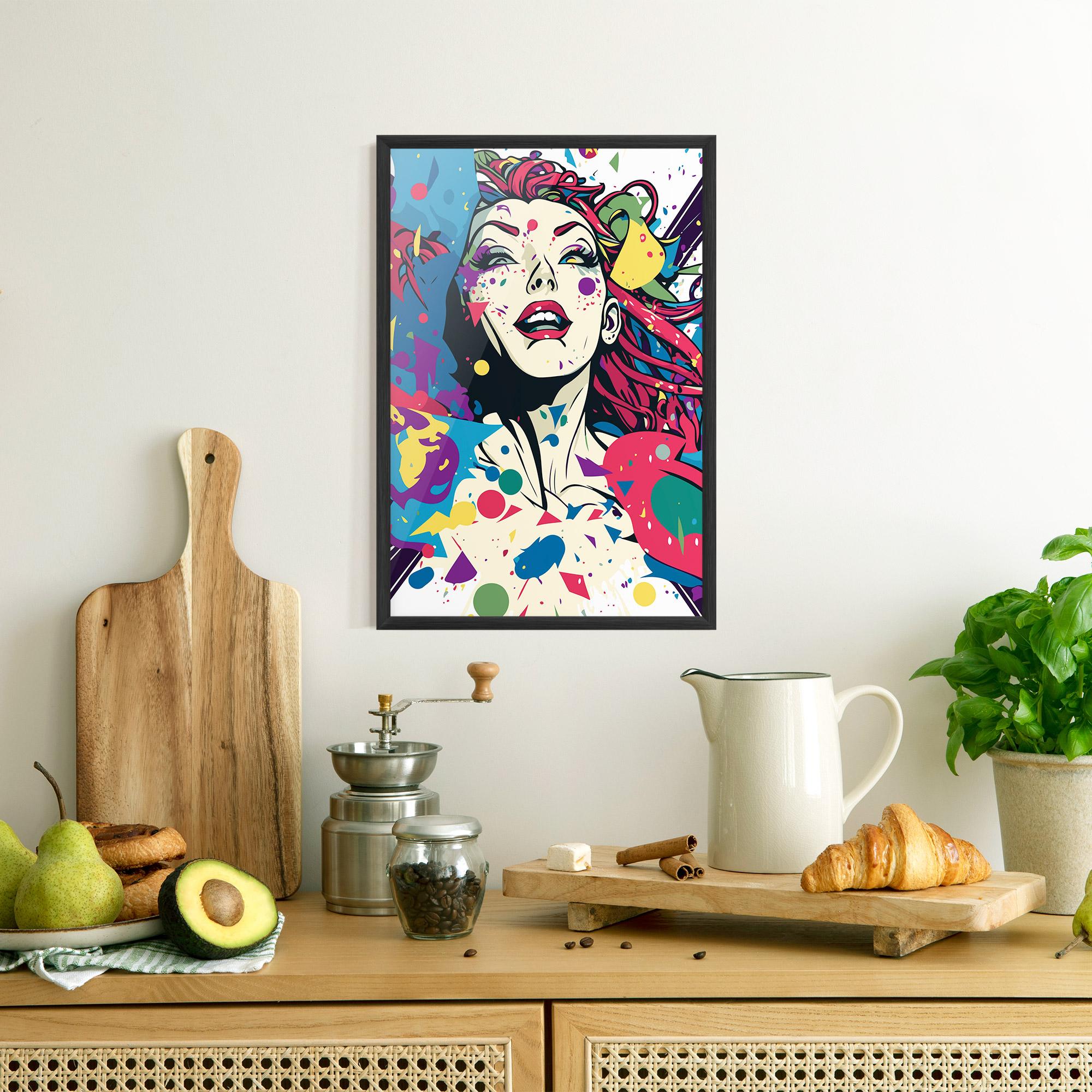 Plakat w Ramie Fictional Woman mockup 8