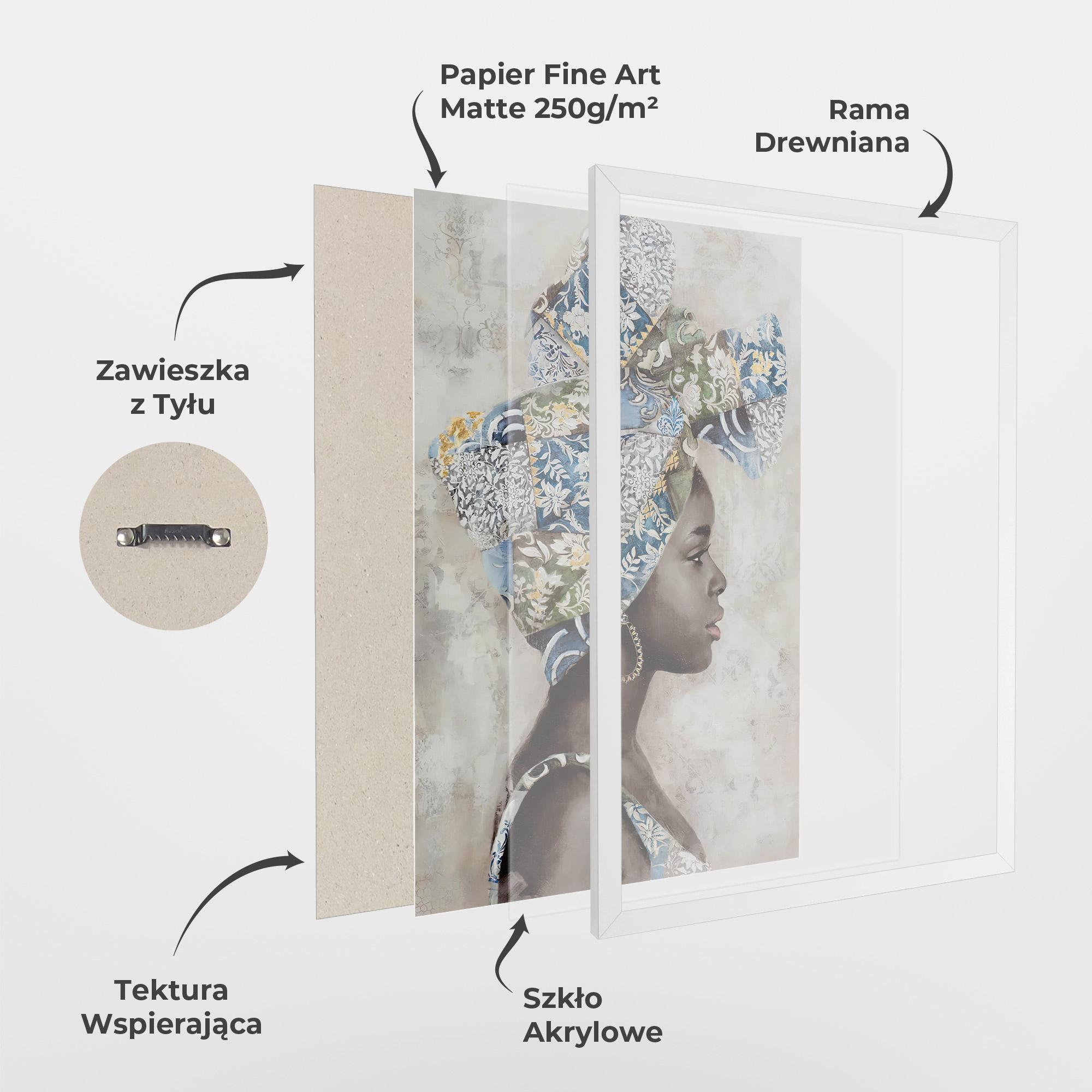 Plakat w Ramie Taraji mockup 1