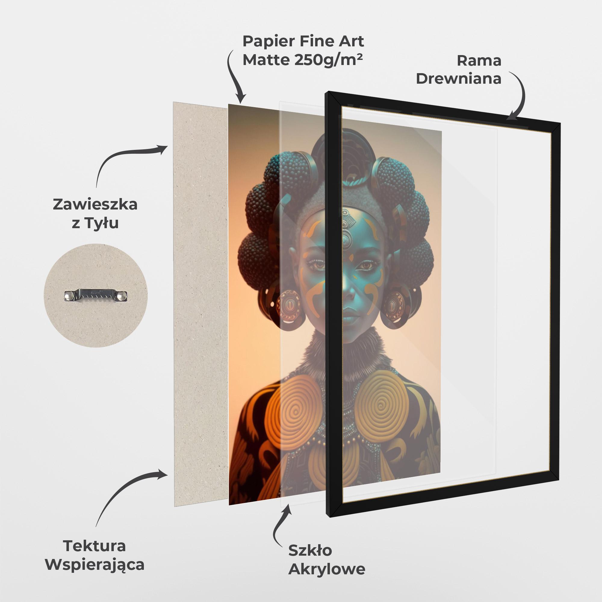 Plakat w Ramie Extravagant Clothing mockup 1