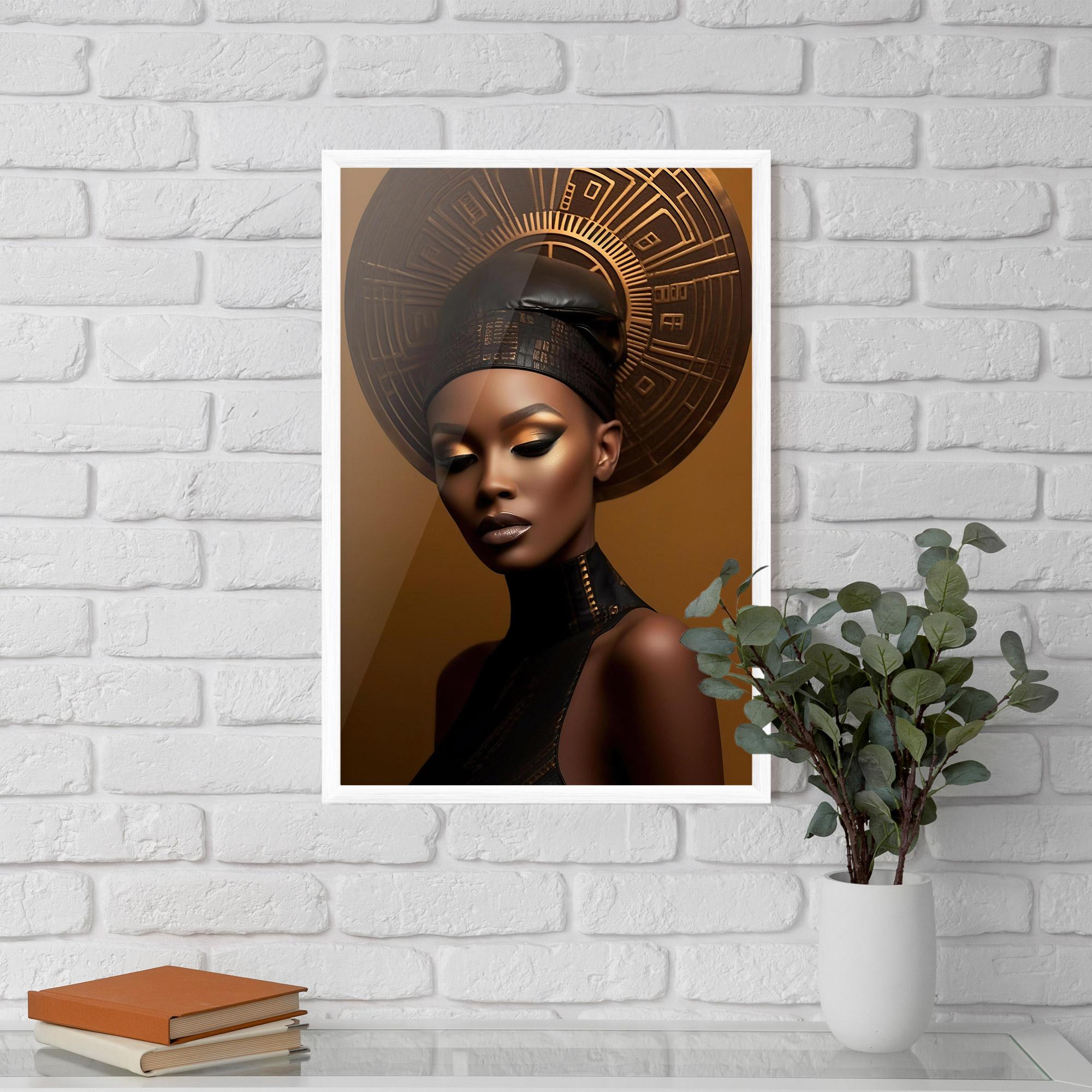 Plakat w Ramie African Abstract Art mockup 5