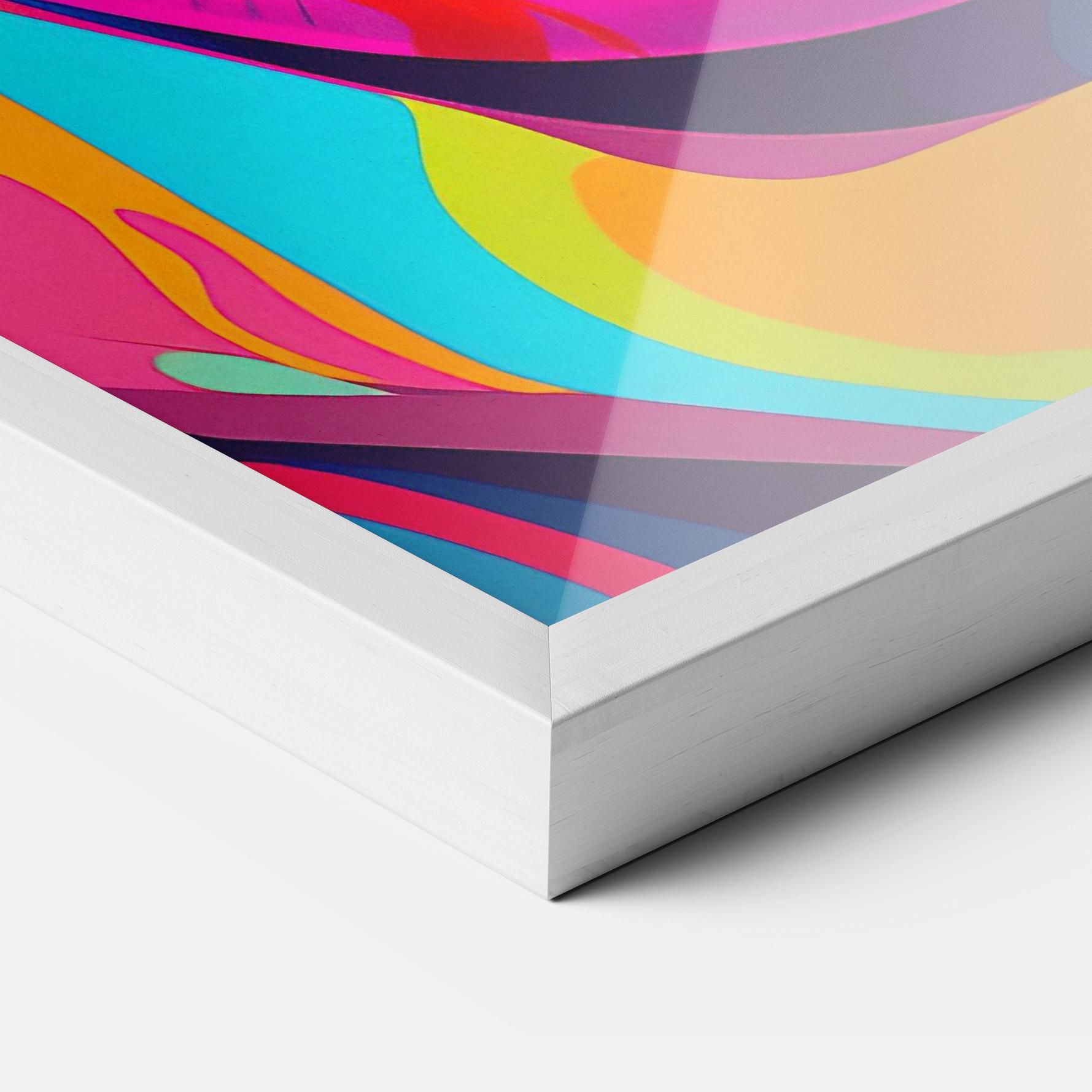 Plakat w Ramie Pop Art Mouth mockup 3