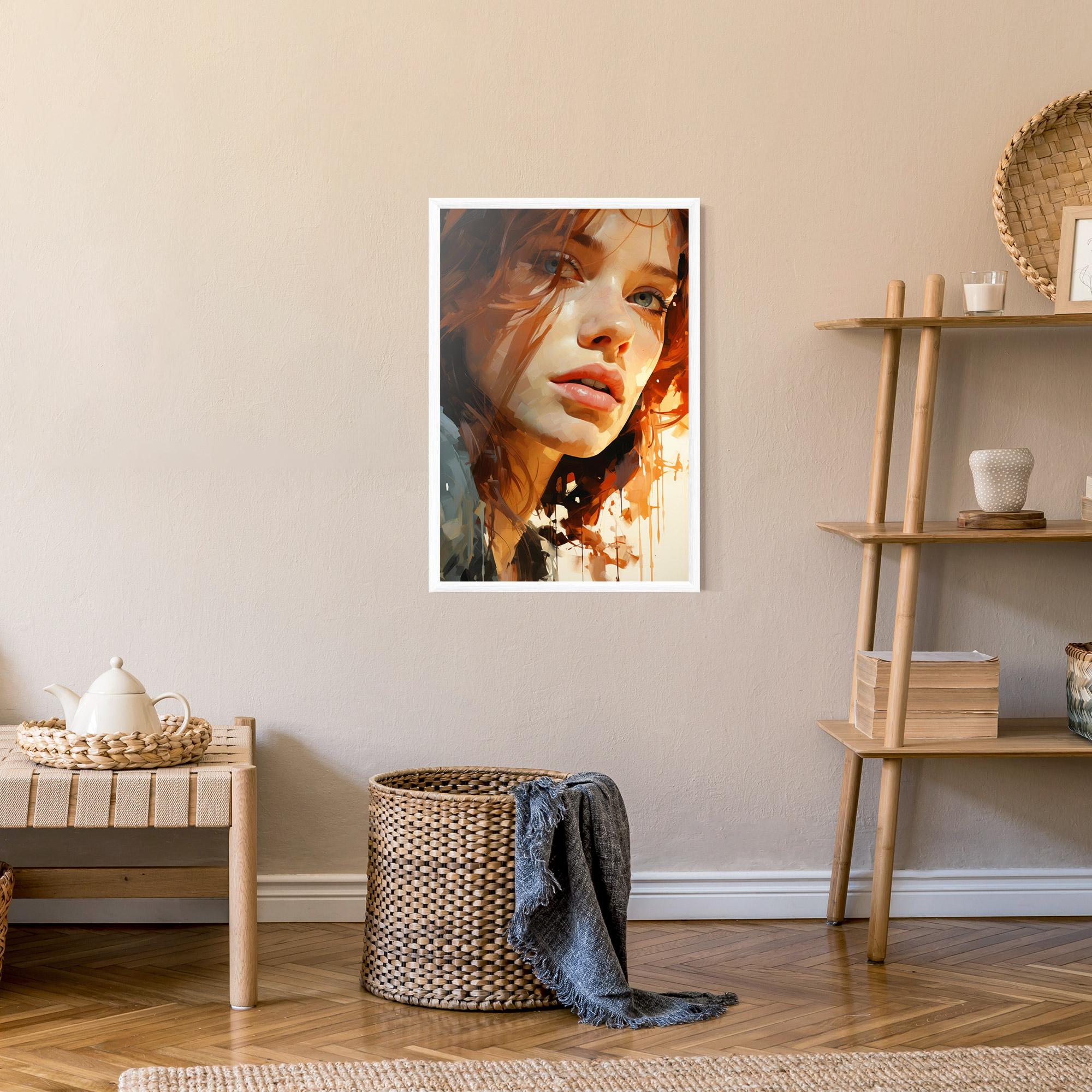 Plakat w Ramie Pretty Woman Portrait mockup 9