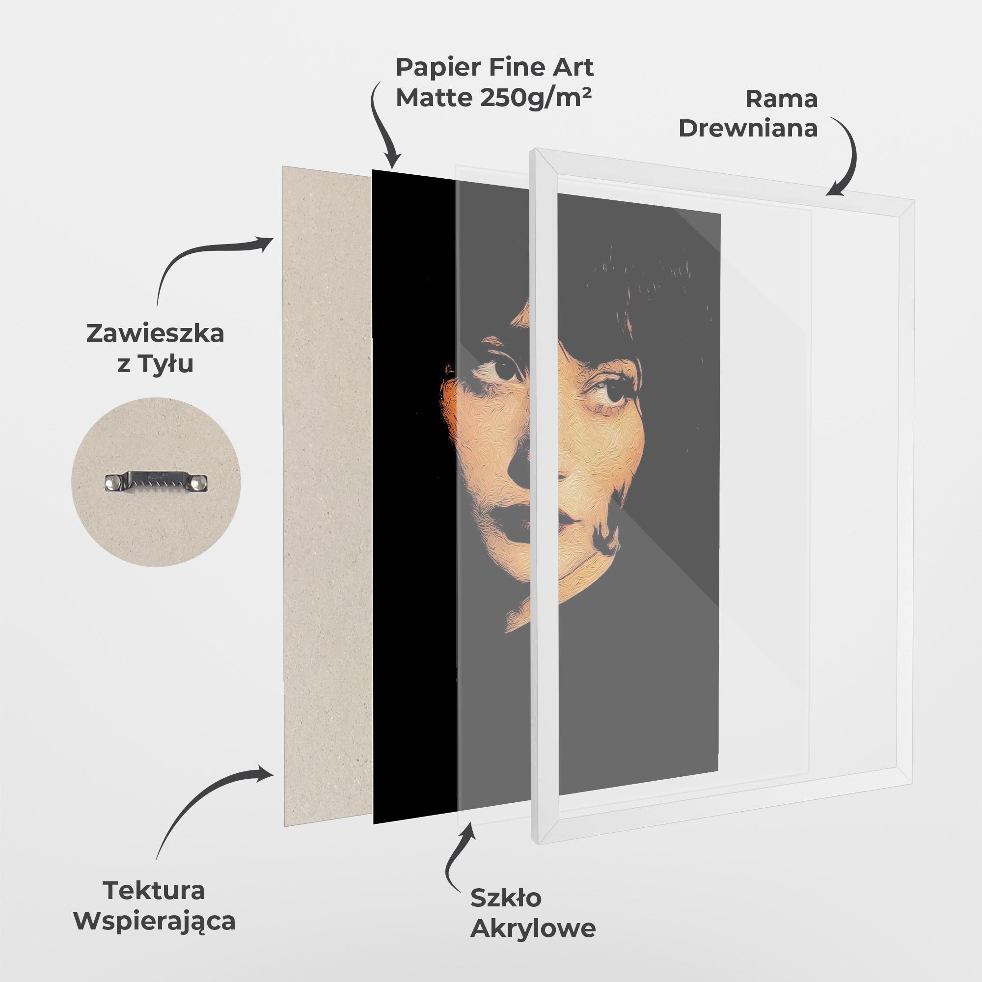 Plakat w Ramie Light Portrait mockup 1