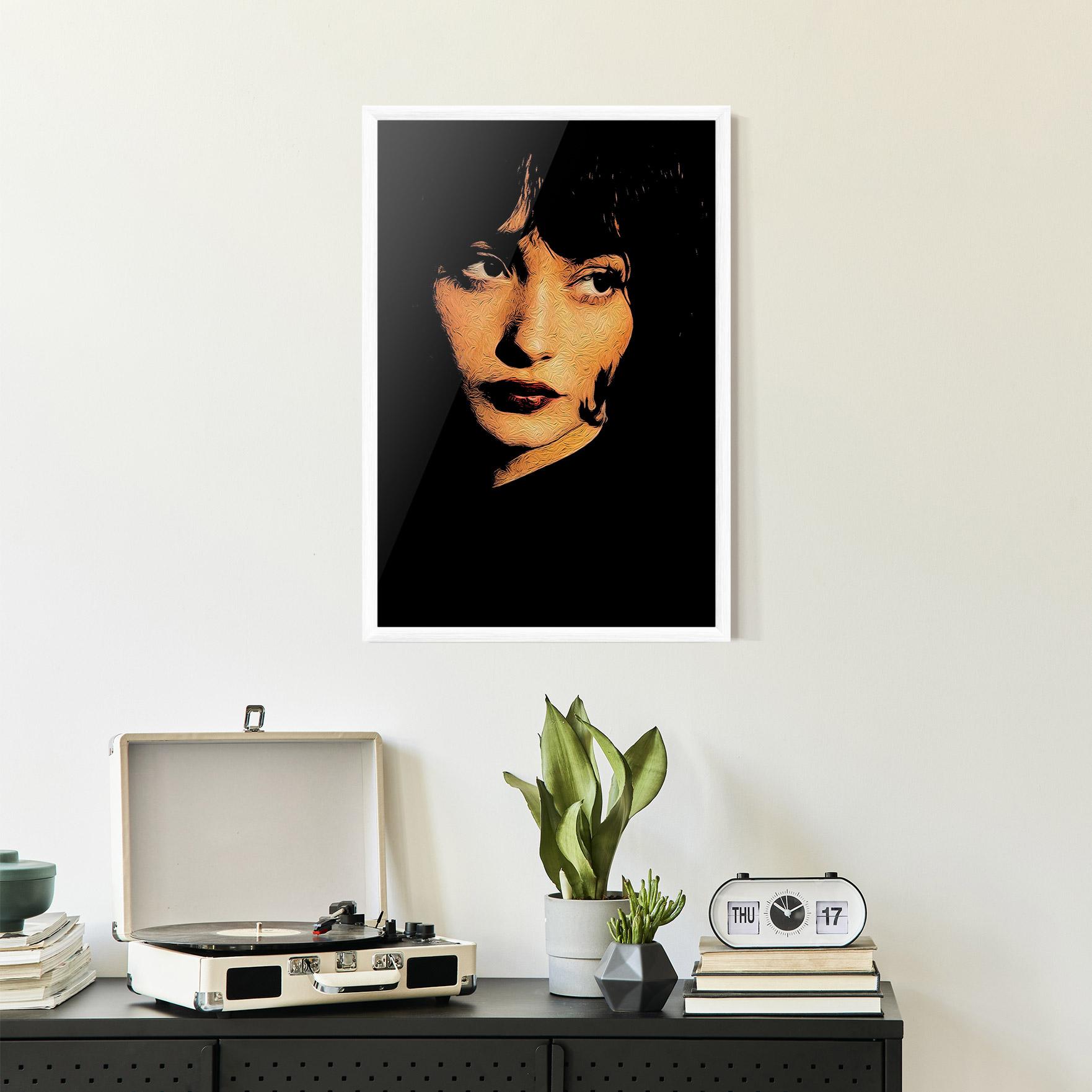 Plakat w Ramie Light Portrait mockup 2