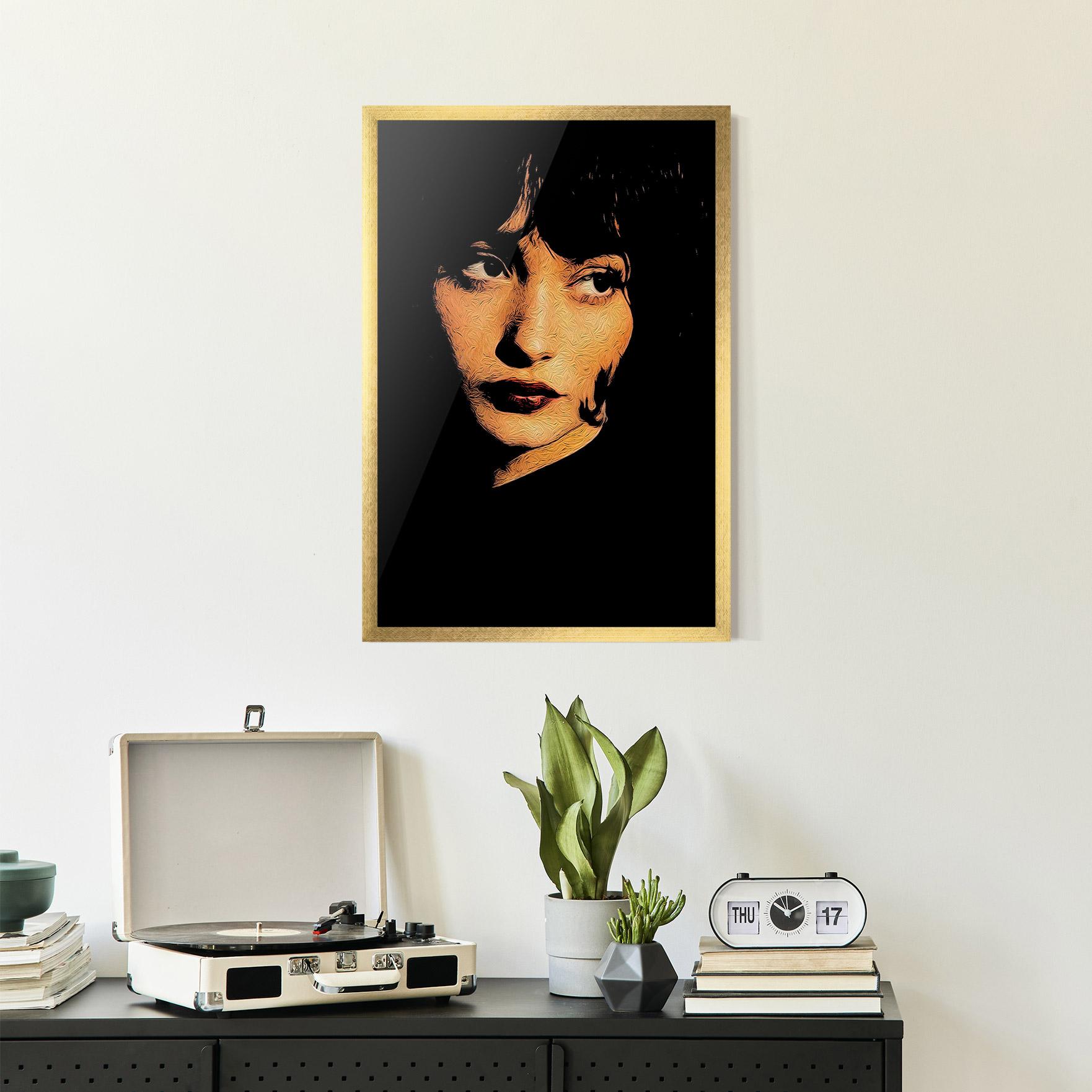 Plakat w Ramie Light Portrait mockup 2