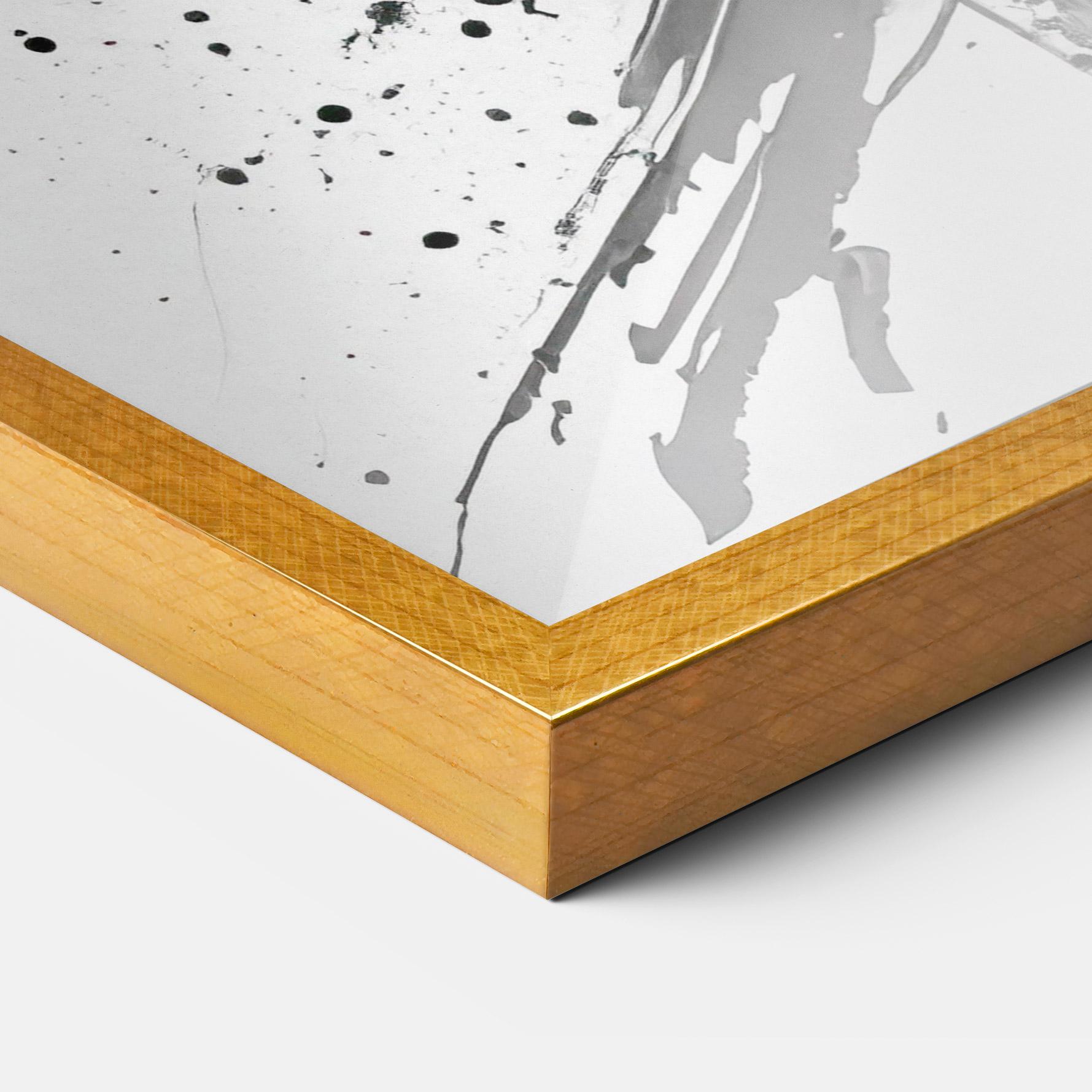 Plakat w Ramie Ink Splash Portrait mockup 3