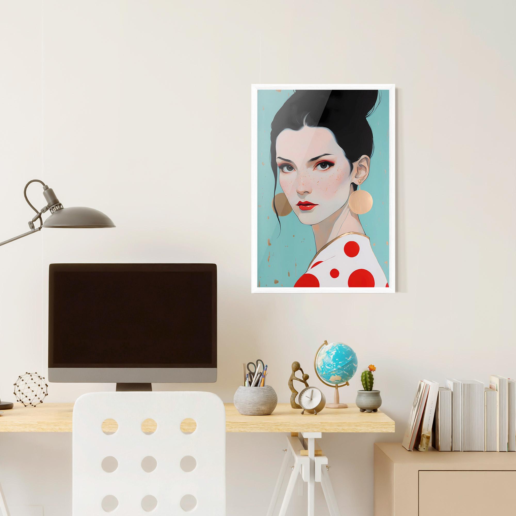 Plakat w Ramie Asian Style Portrait mockup 6