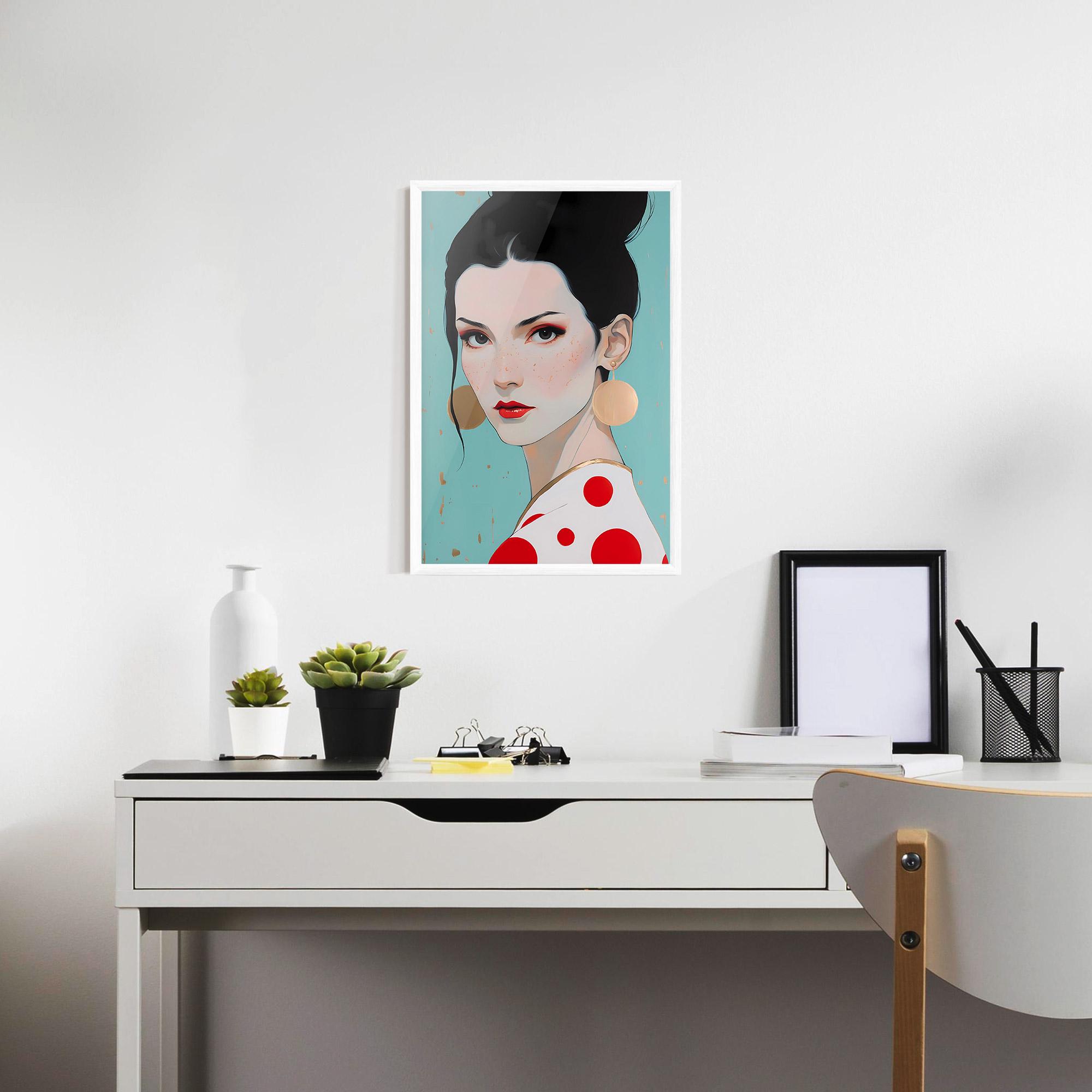 Plakat w Ramie Asian Style Portrait mockup 7