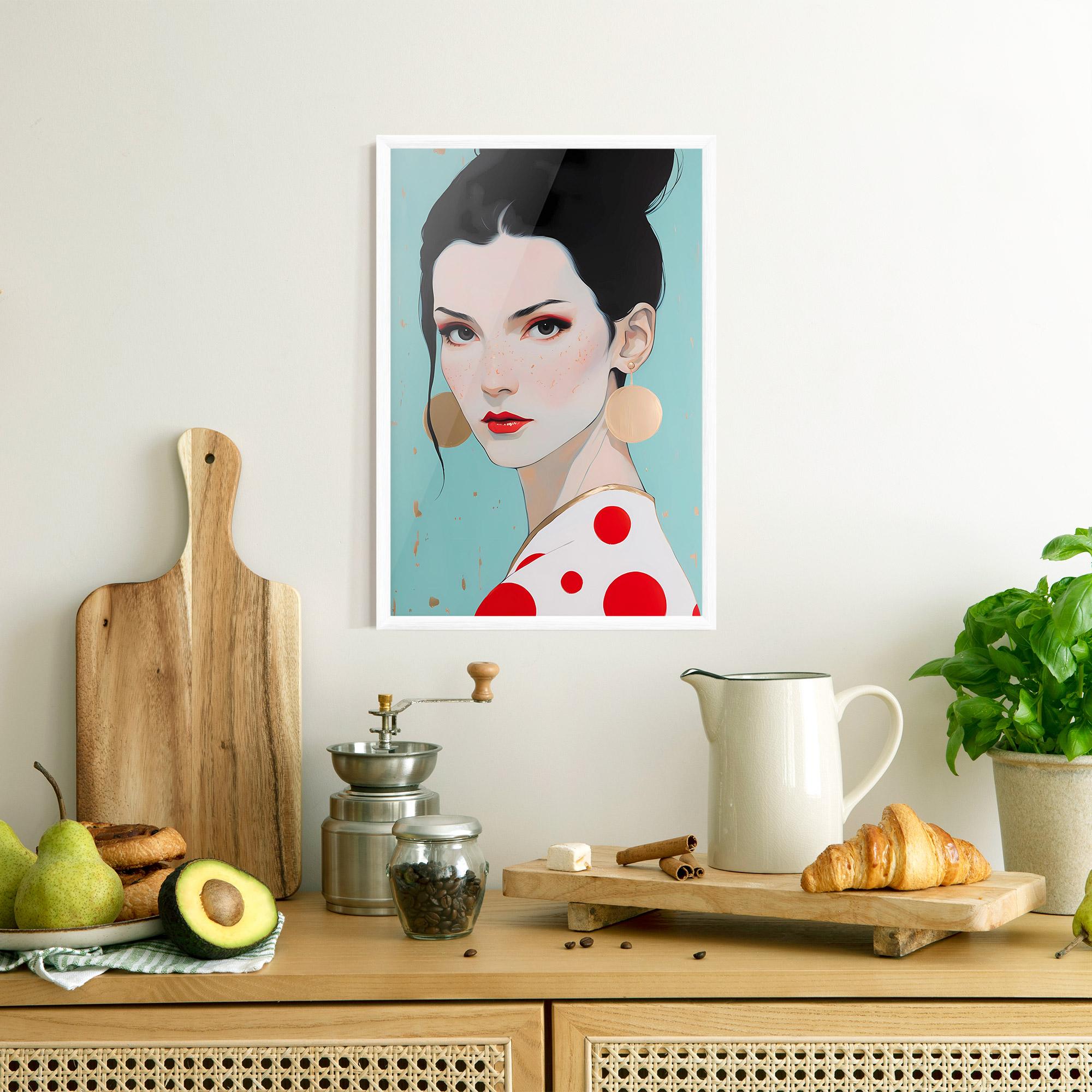 Plakat w Ramie Asian Style Portrait mockup 8