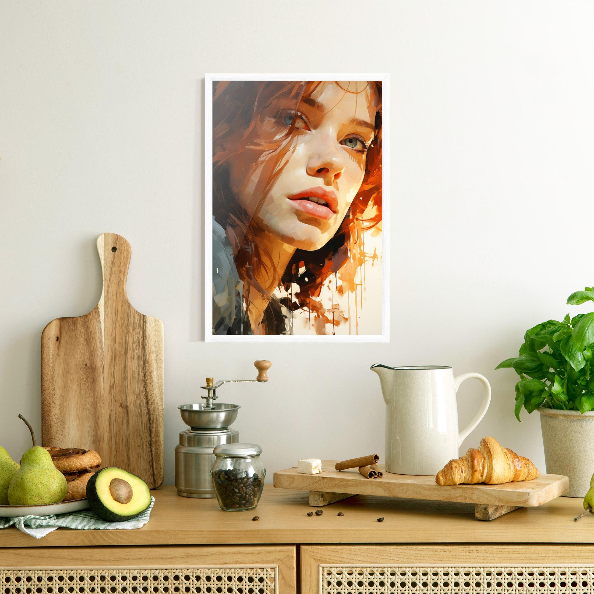 Plakat w Ramie Pretty Woman Portrait mockup 8