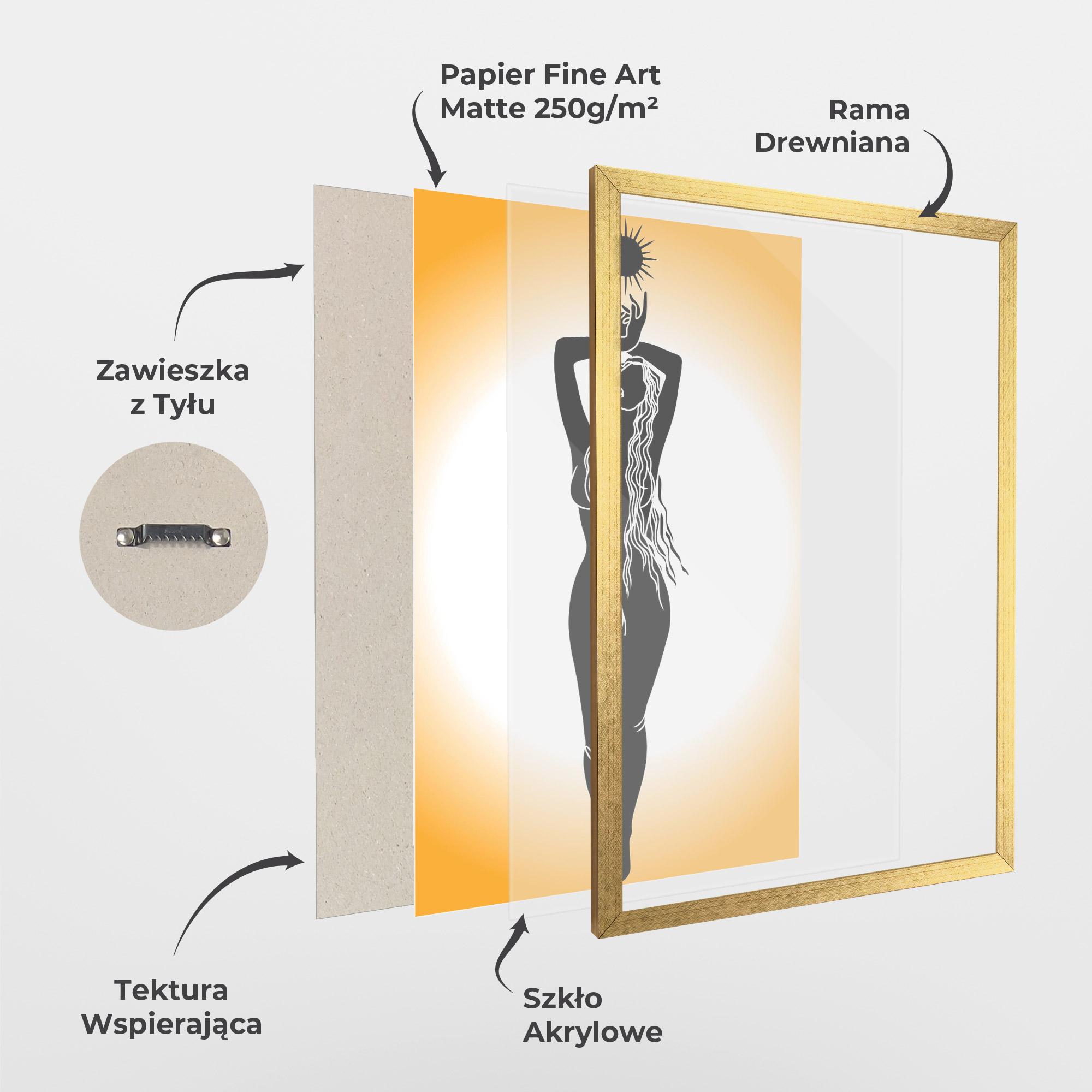 Plakat w Ramie Mistic Woman mockup 1