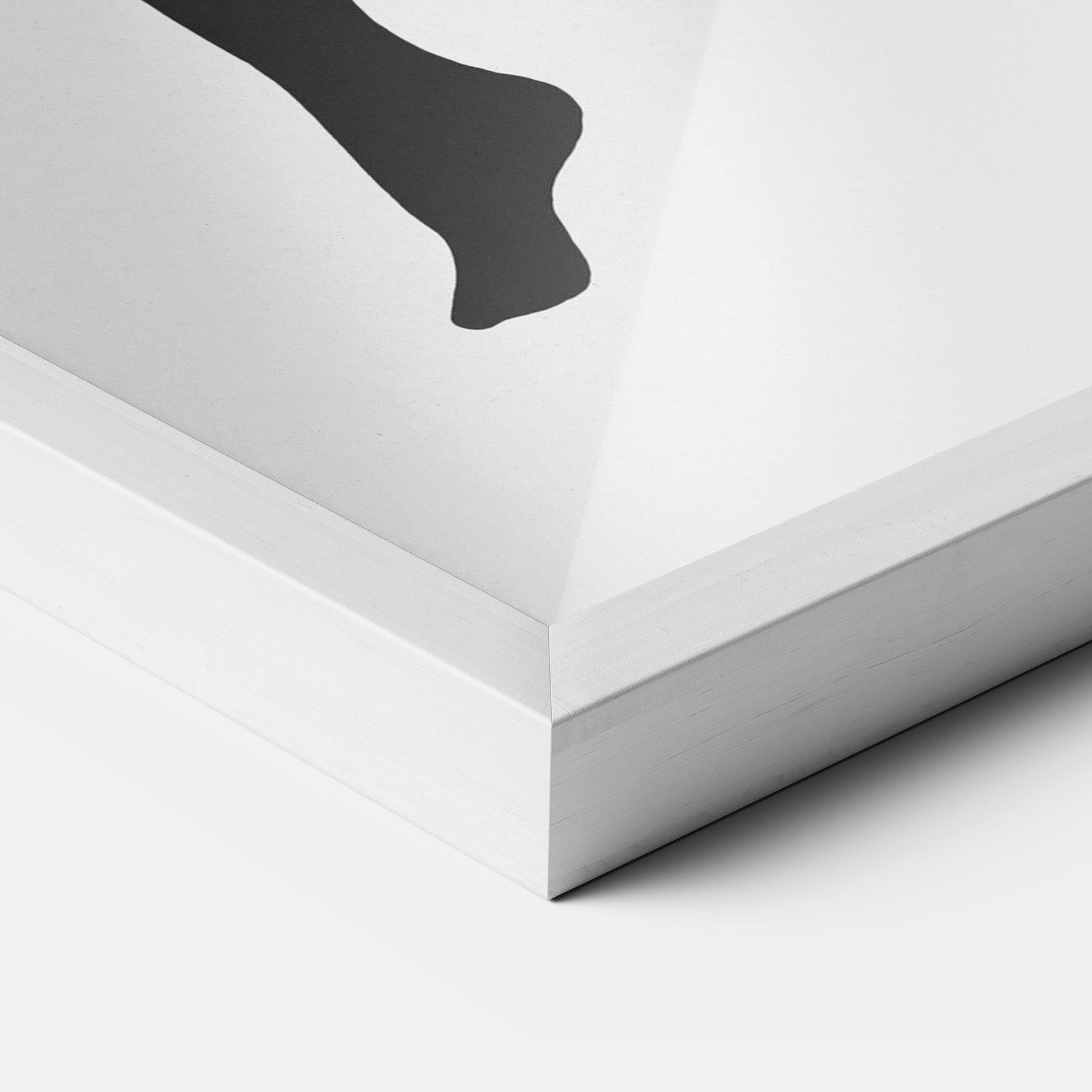 Plakat w Ramie Sitting On The Moon mockup 3