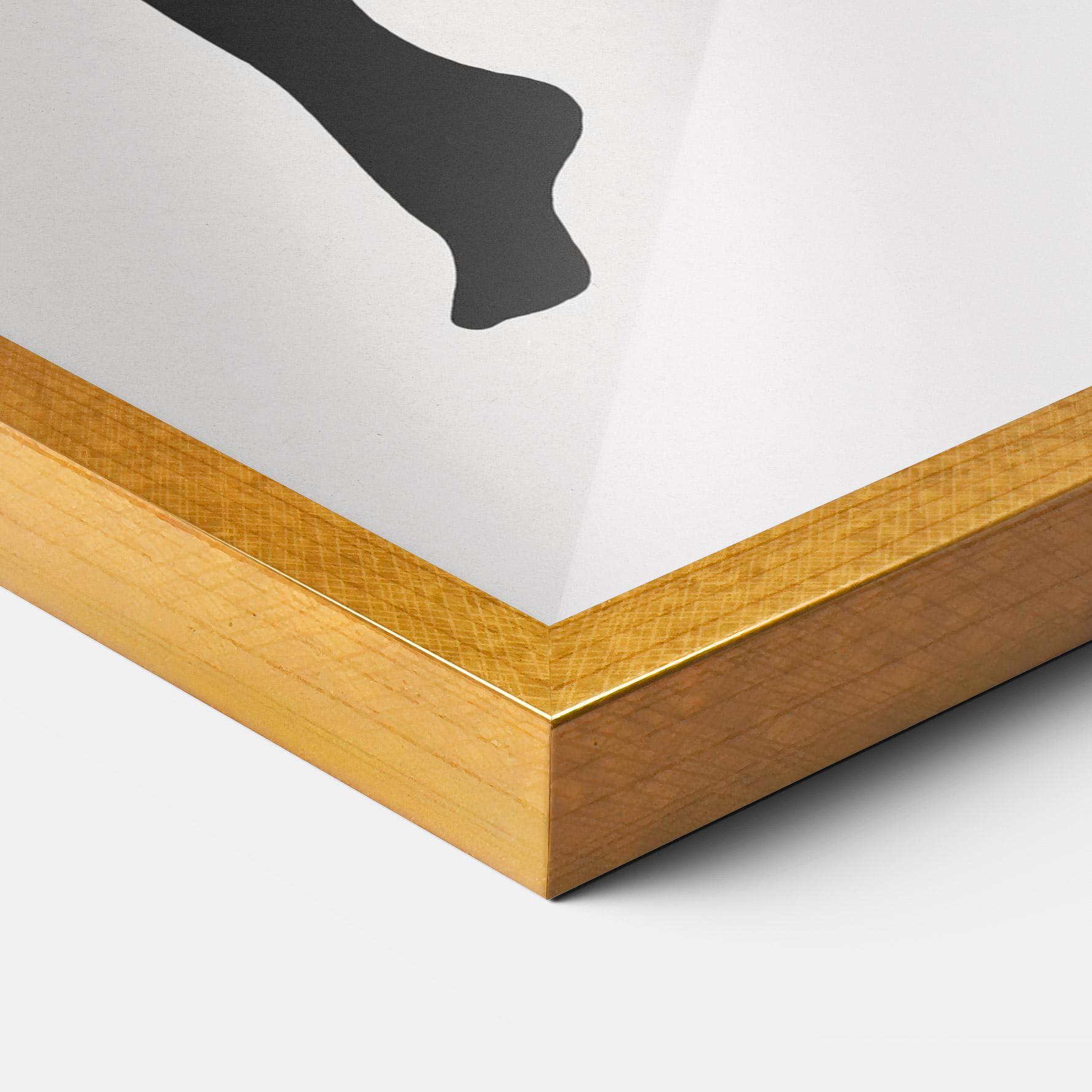 Plakat w Ramie Sitting On The Moon mockup 3