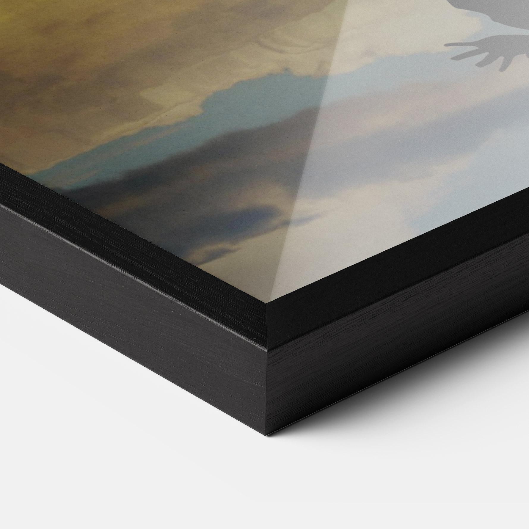 Plakat w Ramie Little Girl Jumping mockup 3