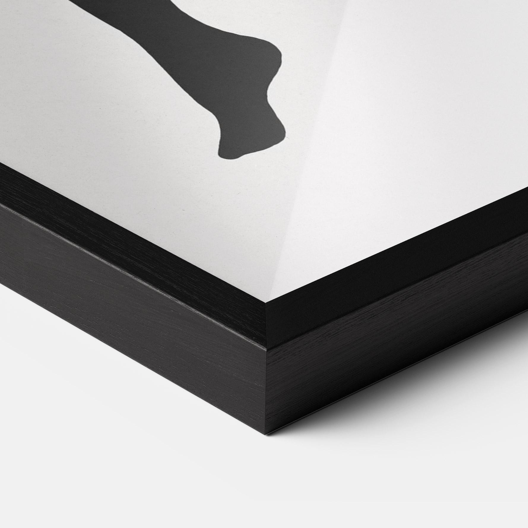 Plakat w Ramie Sitting On The Moon mockup 3