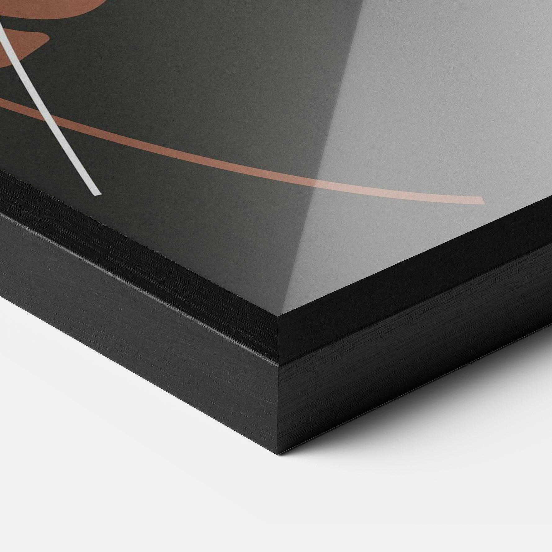 Plakat w Ramie White Line Woman mockup 3