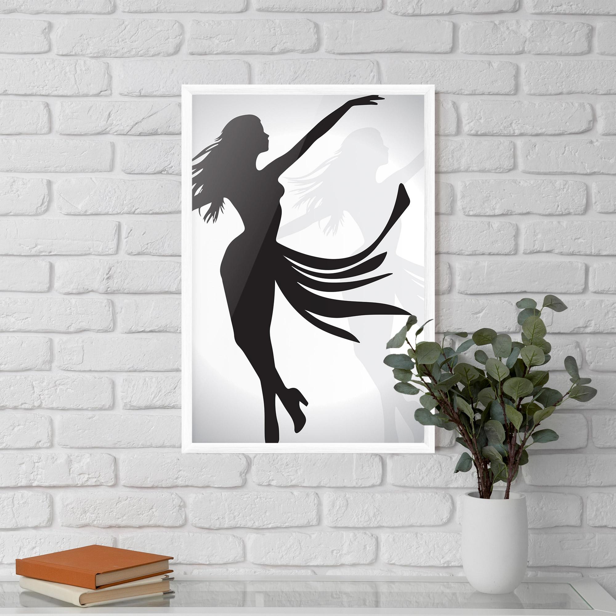 Plakat w Ramie Dance Shilouette mockup 5