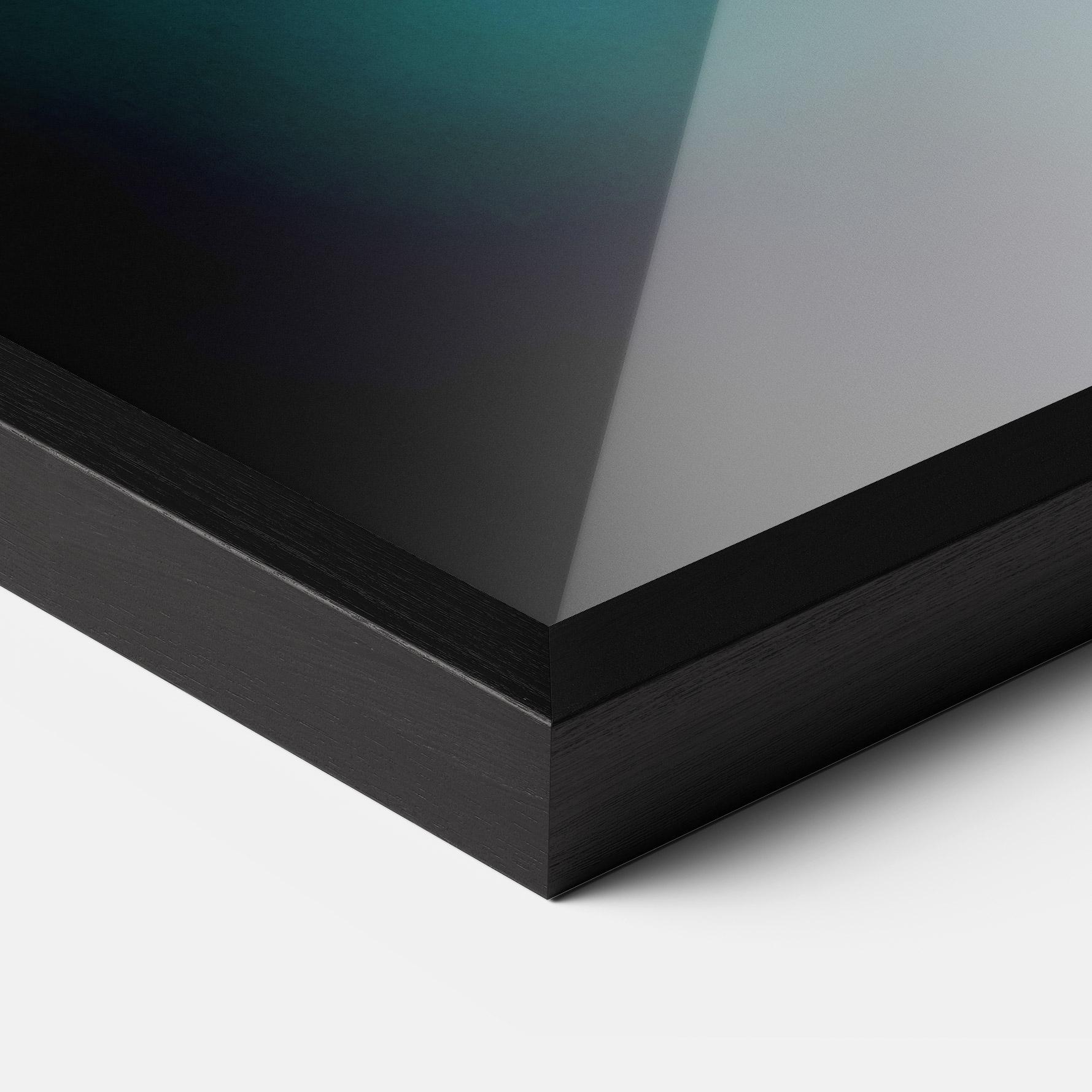 Plakat w Ramie Big Green Drop mockup 3