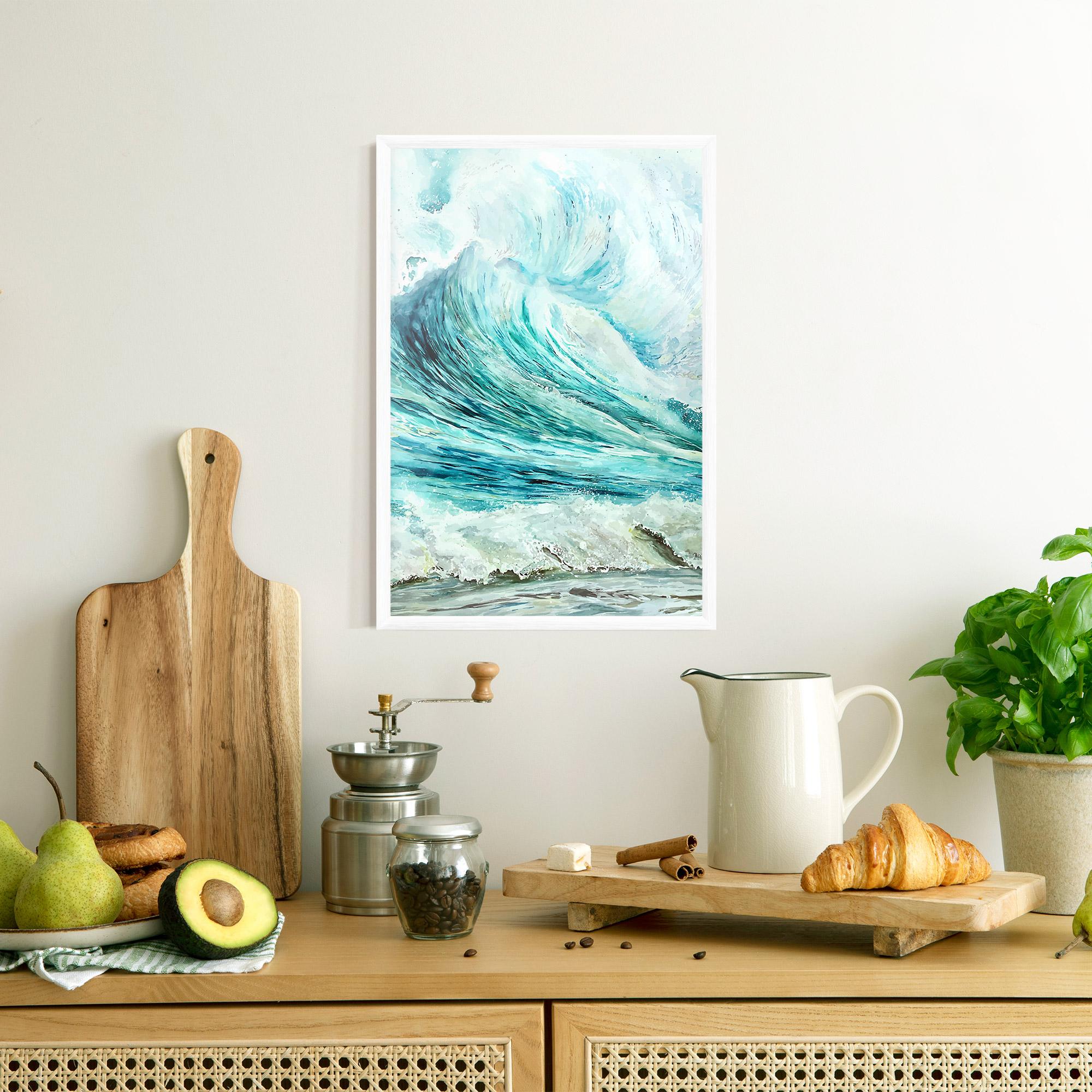 Plakat w Ramie Sea Watercolor mockup 8