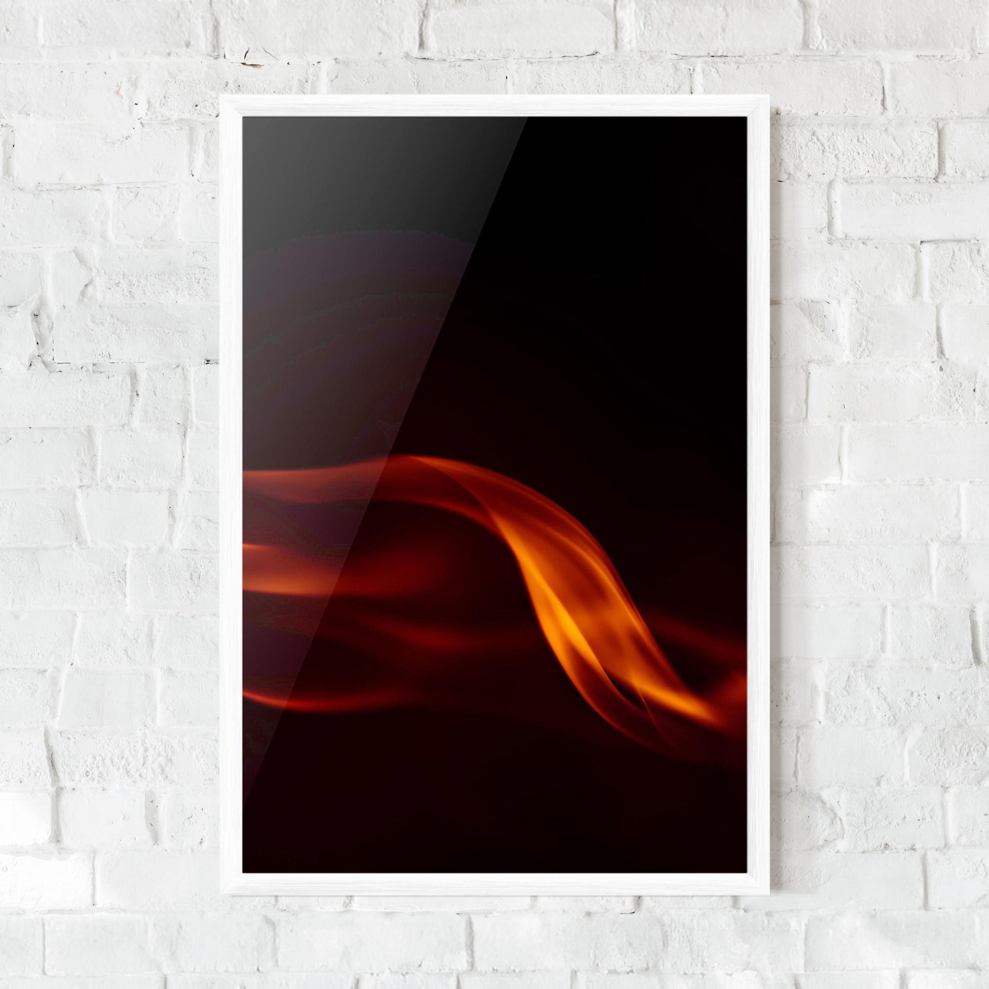 Plakat w Ramie Relax Flame mockup 0