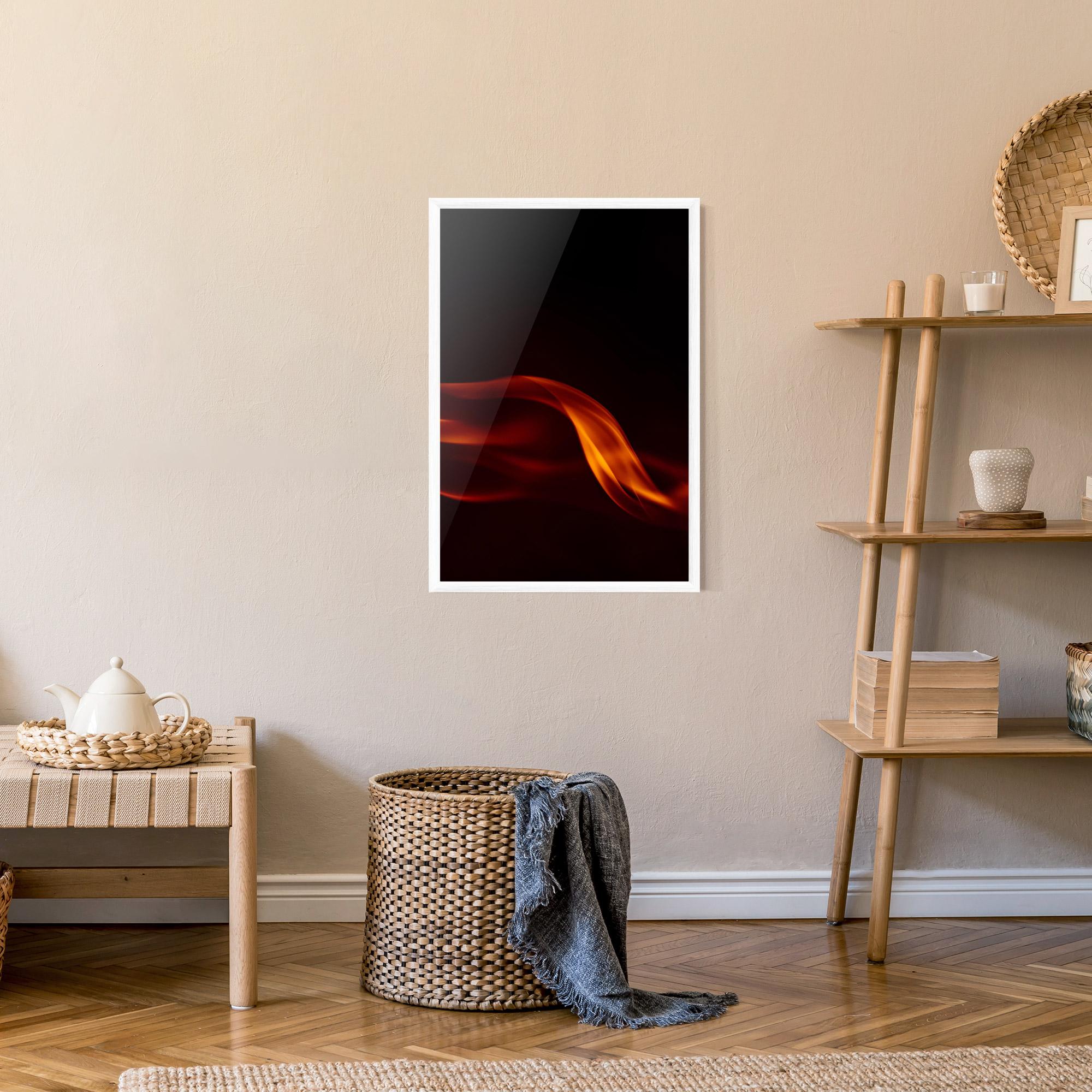 Plakat w Ramie Relax Flame mockup 9