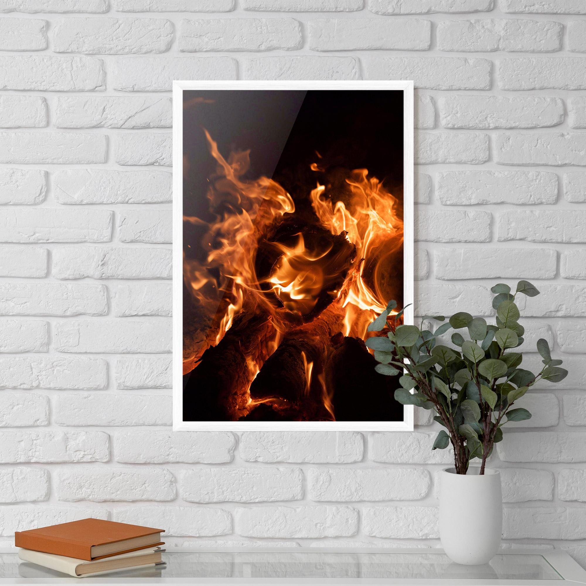 Plakat w Ramie Eternal Flame mockup 5