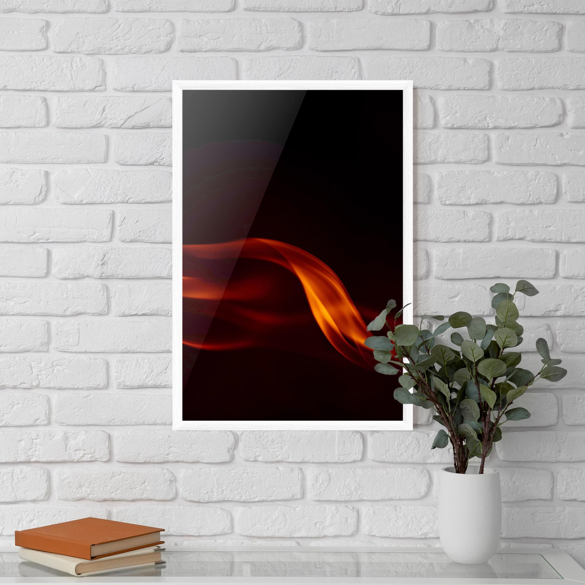 Plakat w Ramie Relax Flame mockup 5