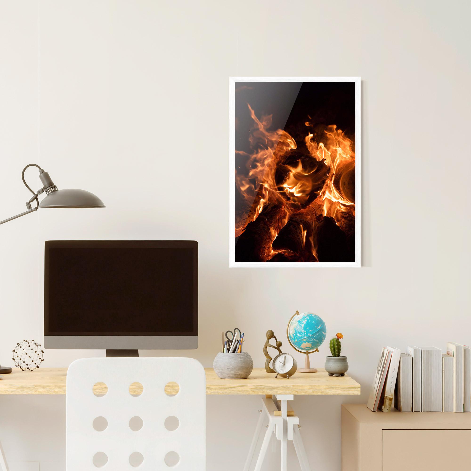 Plakat w Ramie Eternal Flame mockup 6