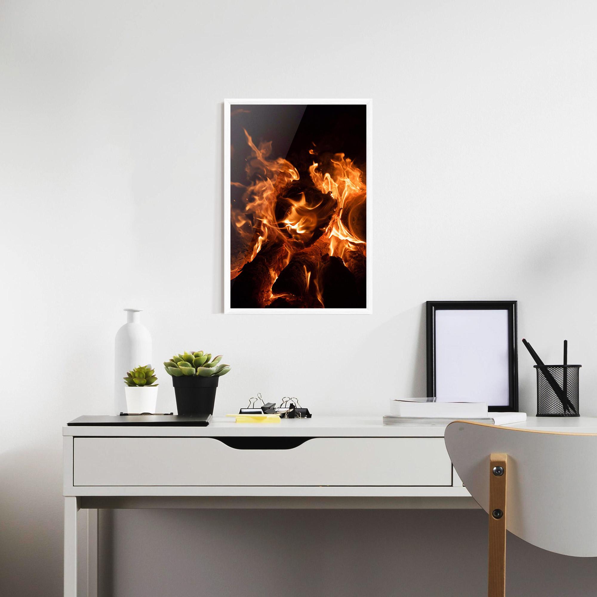 Plakat w Ramie Eternal Flame mockup 7