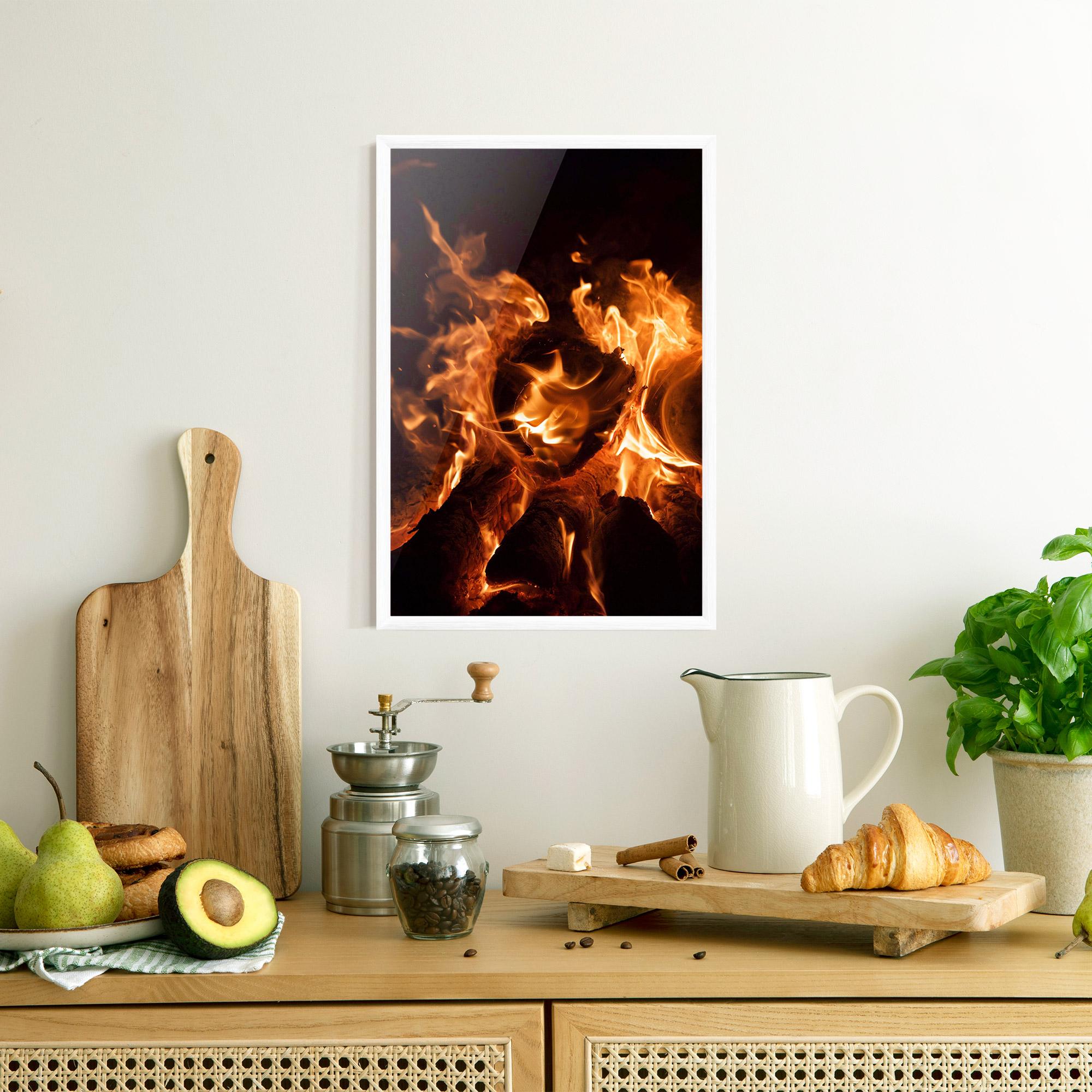 Plakat w Ramie Eternal Flame mockup 8