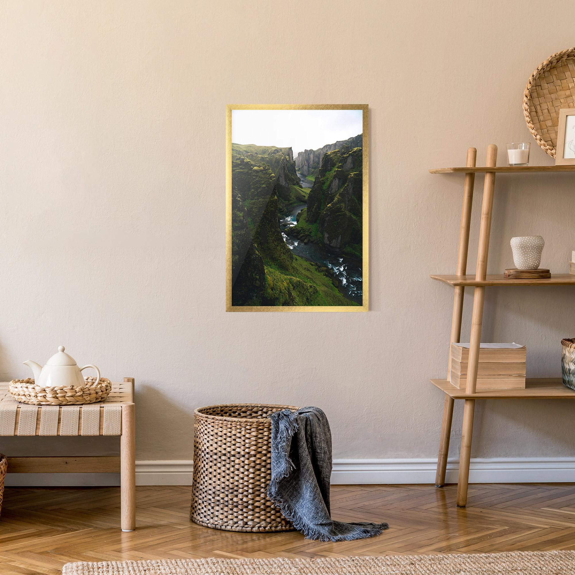 Plakat w Ramie Green Beautiful View mockup 9