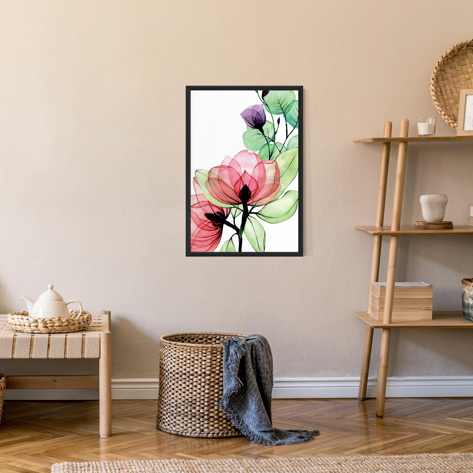 Plakat w Ramie Pink Green Nature mockup 9