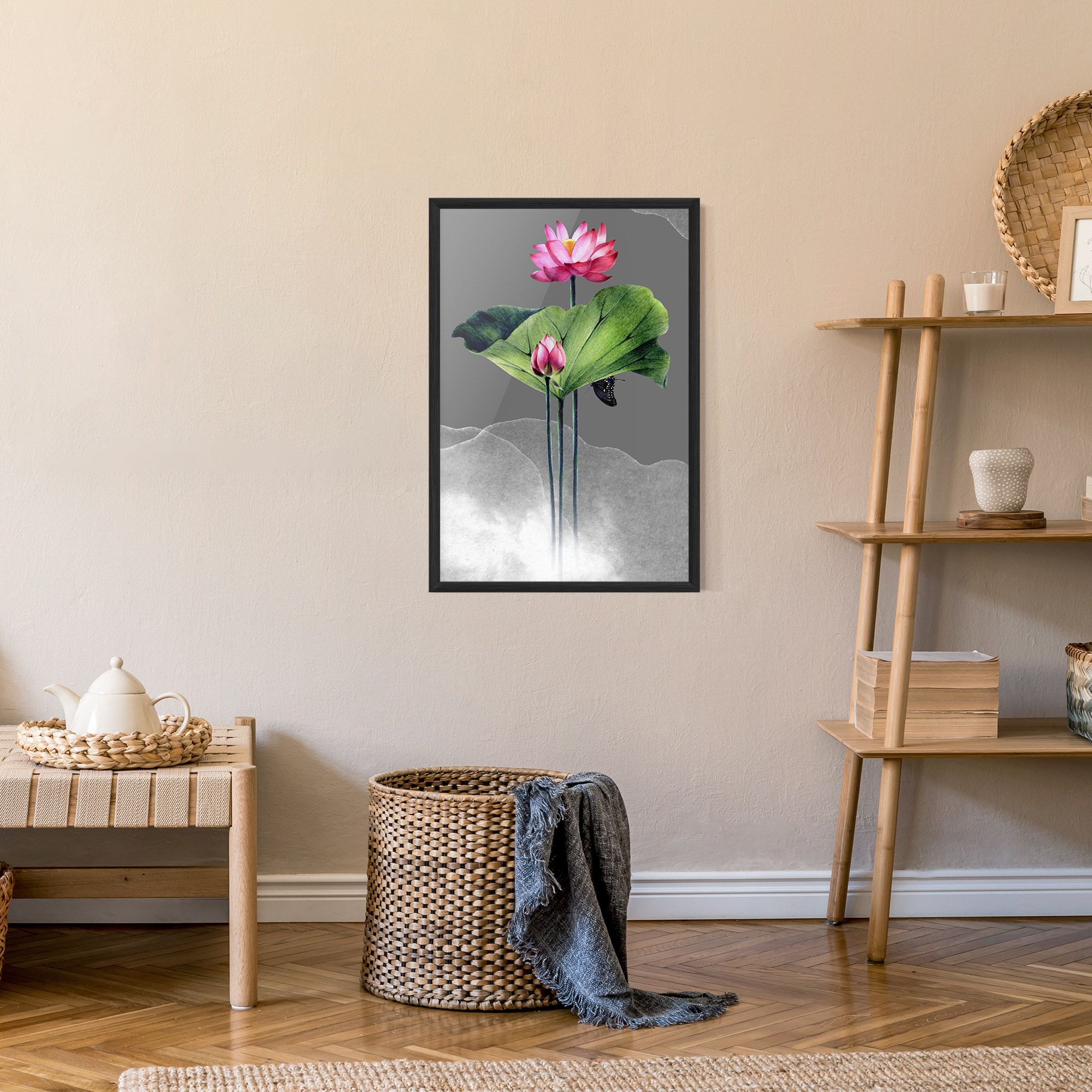 Pink Lotus Art mockup 9