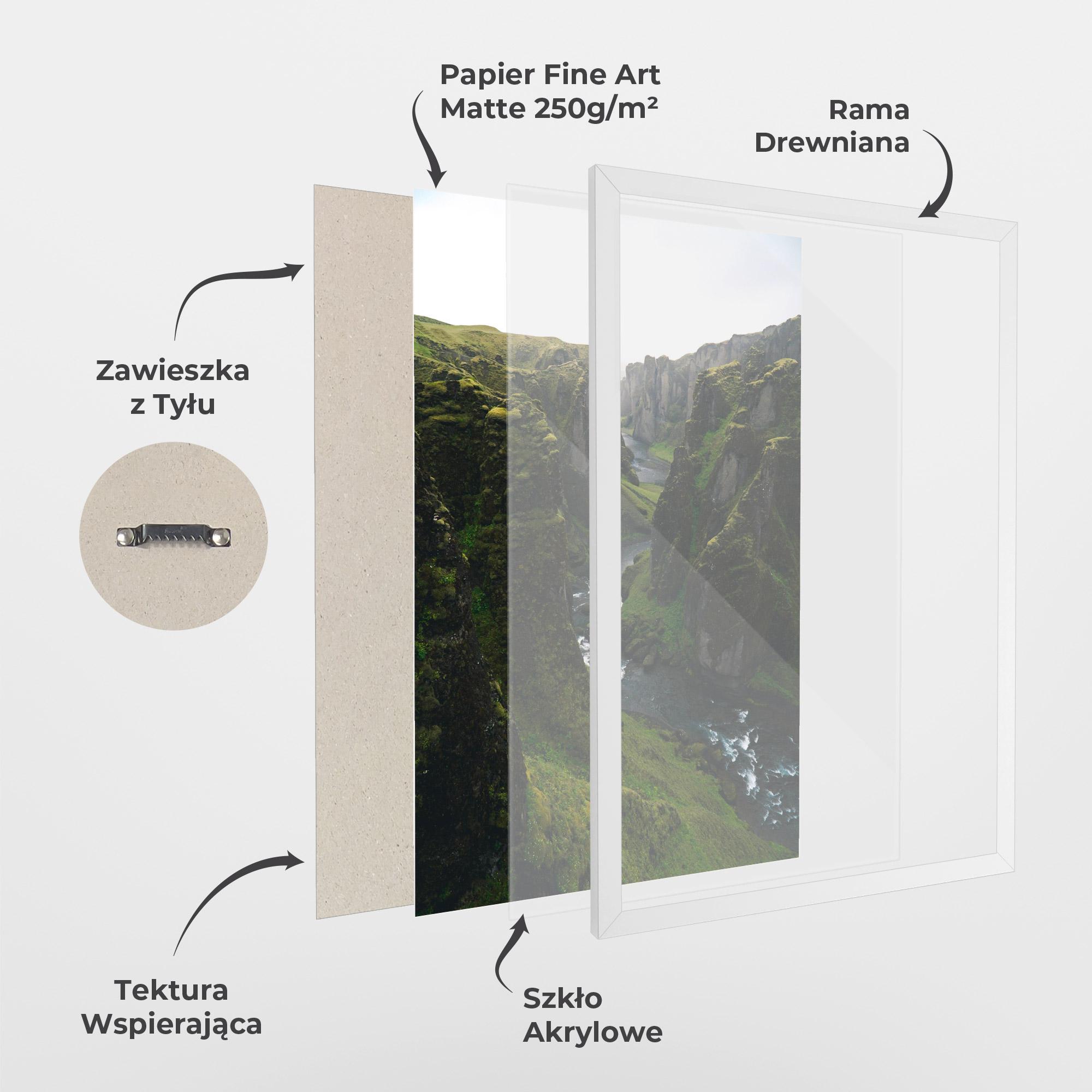 Plakat w Ramie Green Beautiful View mockup 1
