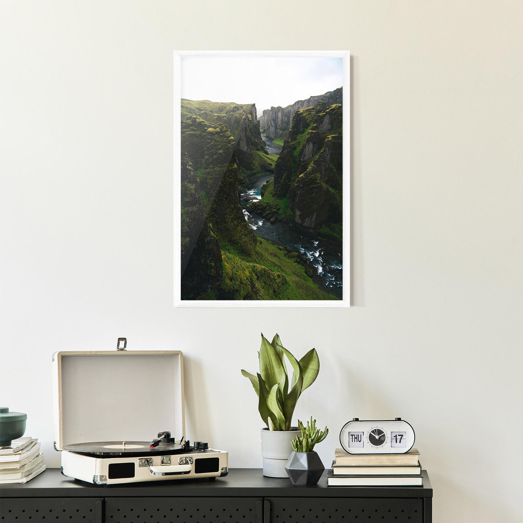 Plakat w Ramie Green Beautiful View mockup 2