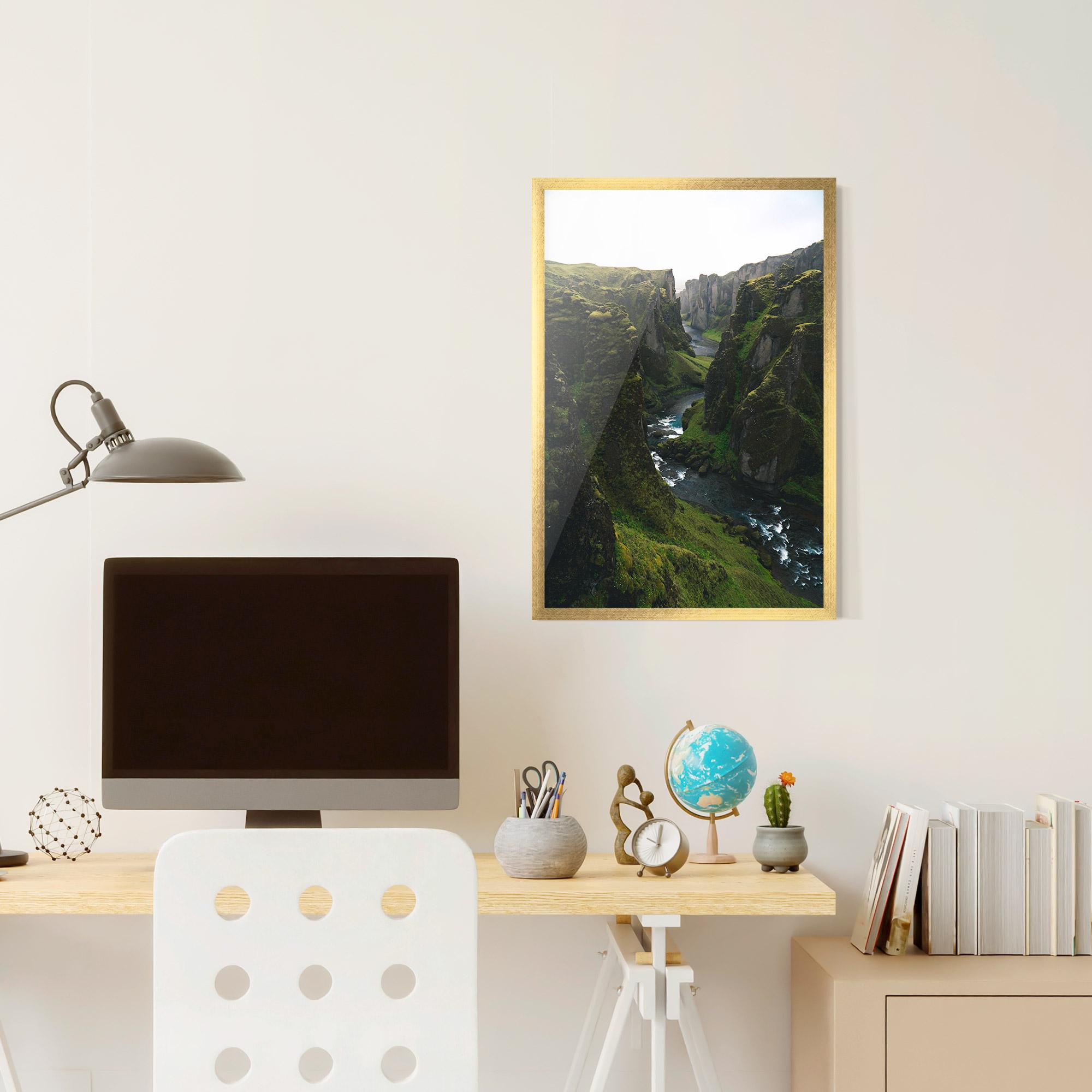 Plakat w Ramie Green Beautiful View mockup 6