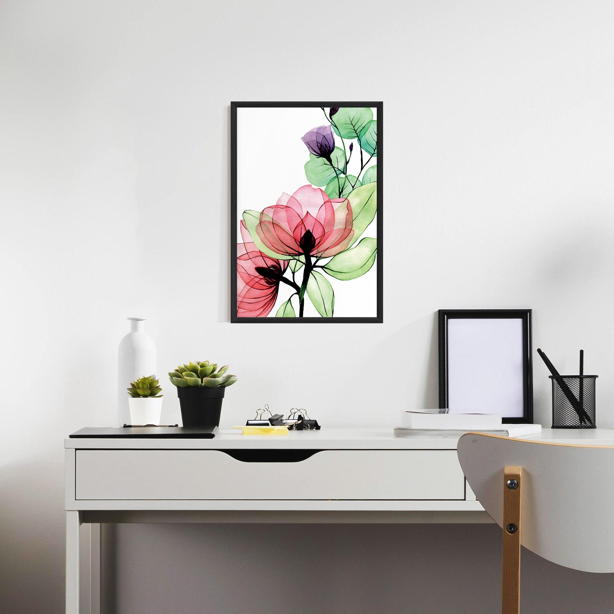 Plakat w Ramie Pink Green Nature mockup 7