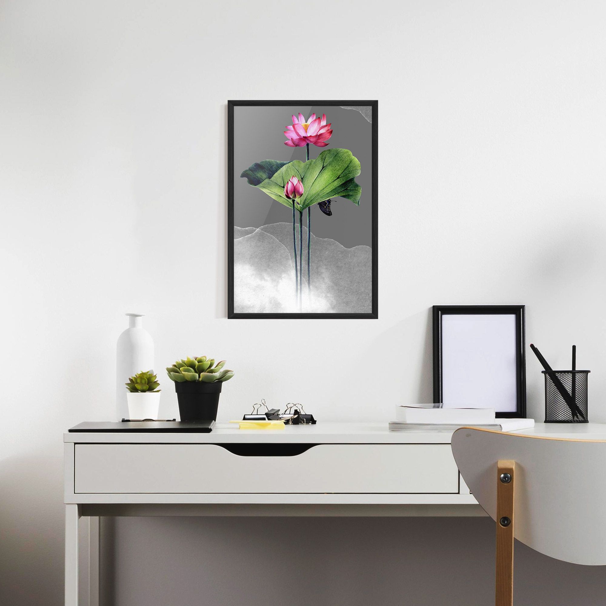 Pink Lotus Art mockup 7