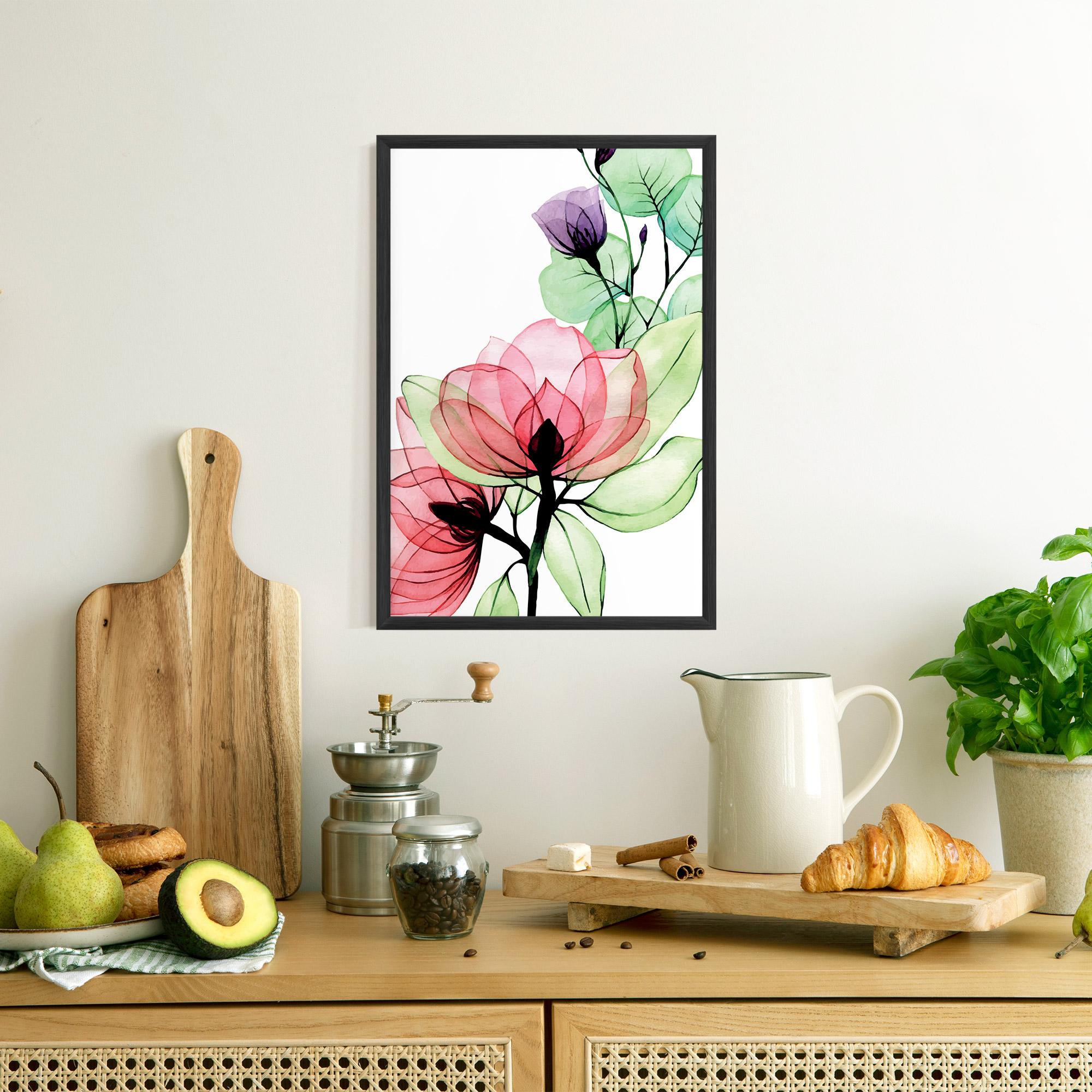 Plakat w Ramie Pink Green Nature mockup 8