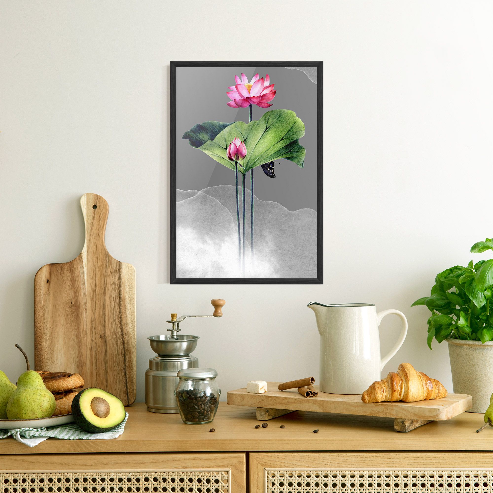 Pink Lotus Art mockup 8
