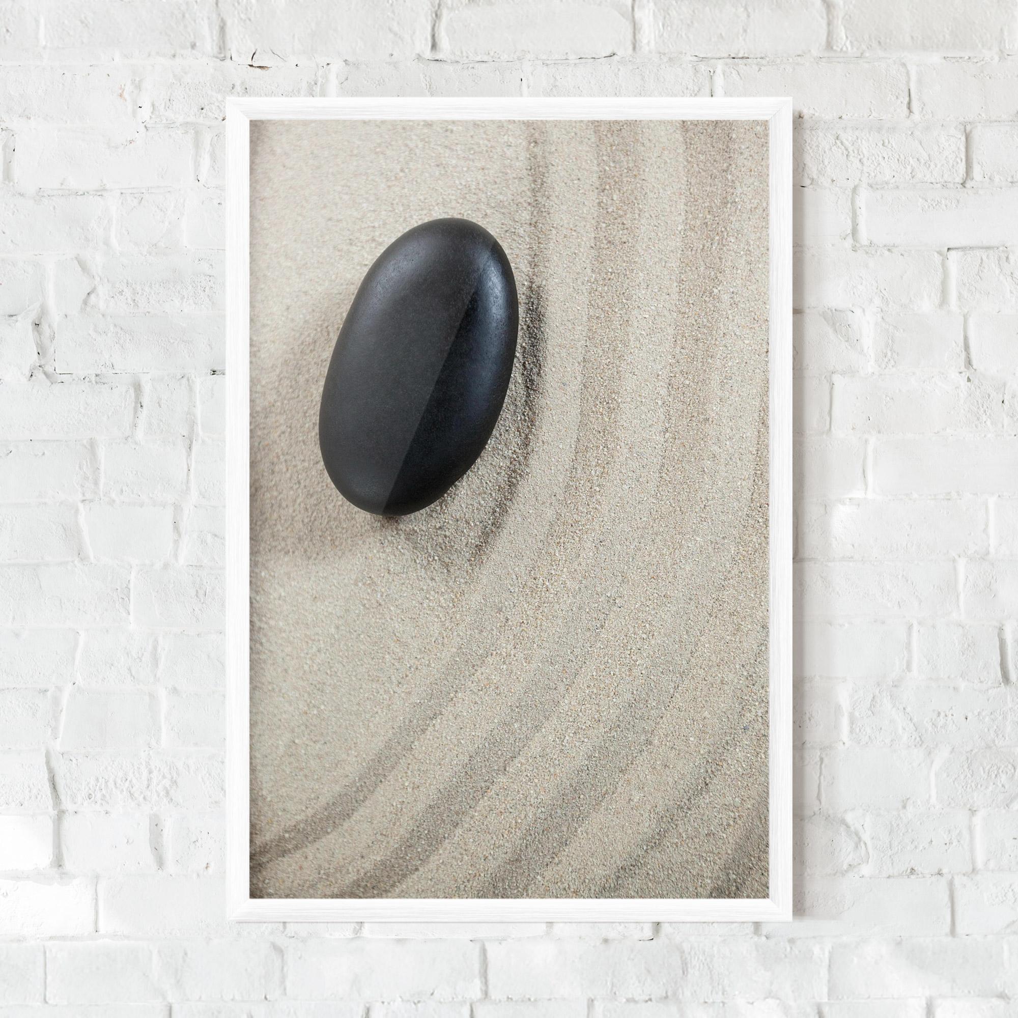 Plakat w Ramie Black Pebble mockup 0