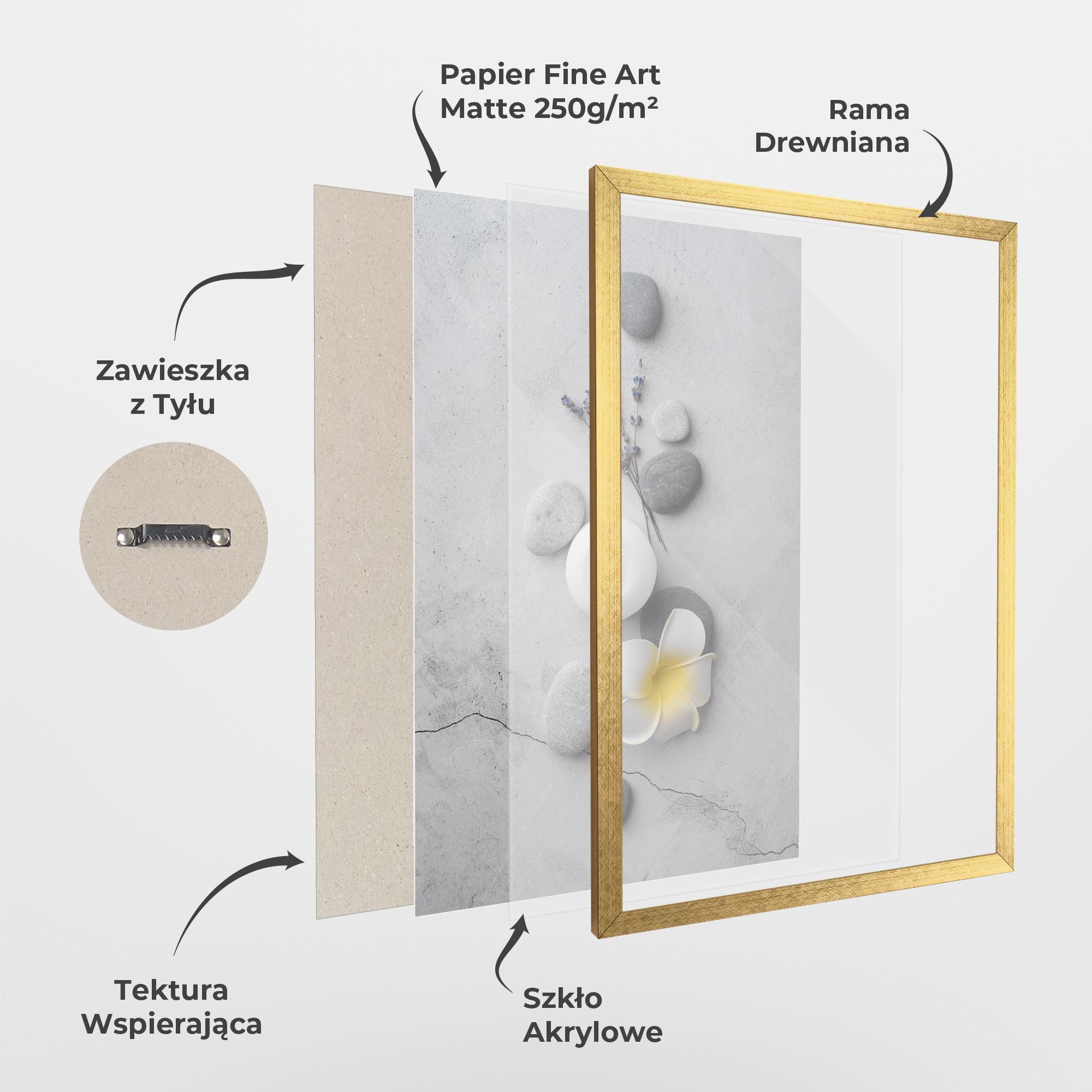 Plakat w Ramie Feng Shui Stones mockup 1